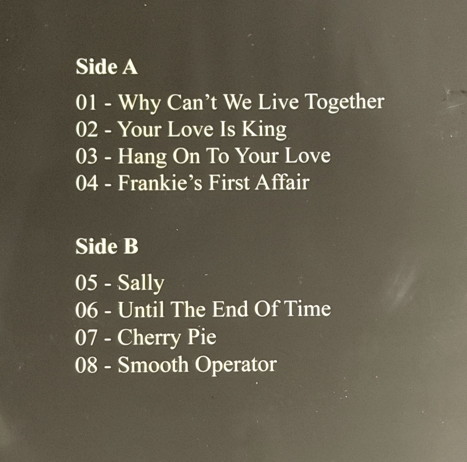 Sade ¨Live In London – The Best Of Diamond Life Tour¨ Blue/Grey LP/Vinyl /500