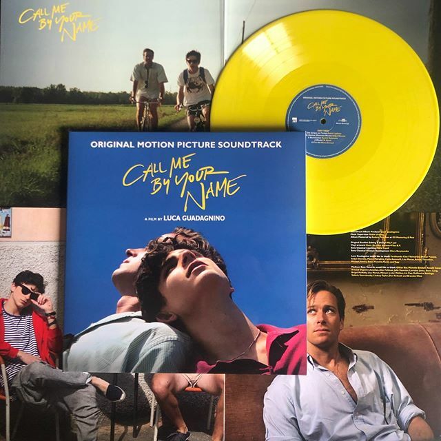 New Call Me by Your Name Soundtrack 2x LP VINYL Limited Edition Yellow Color