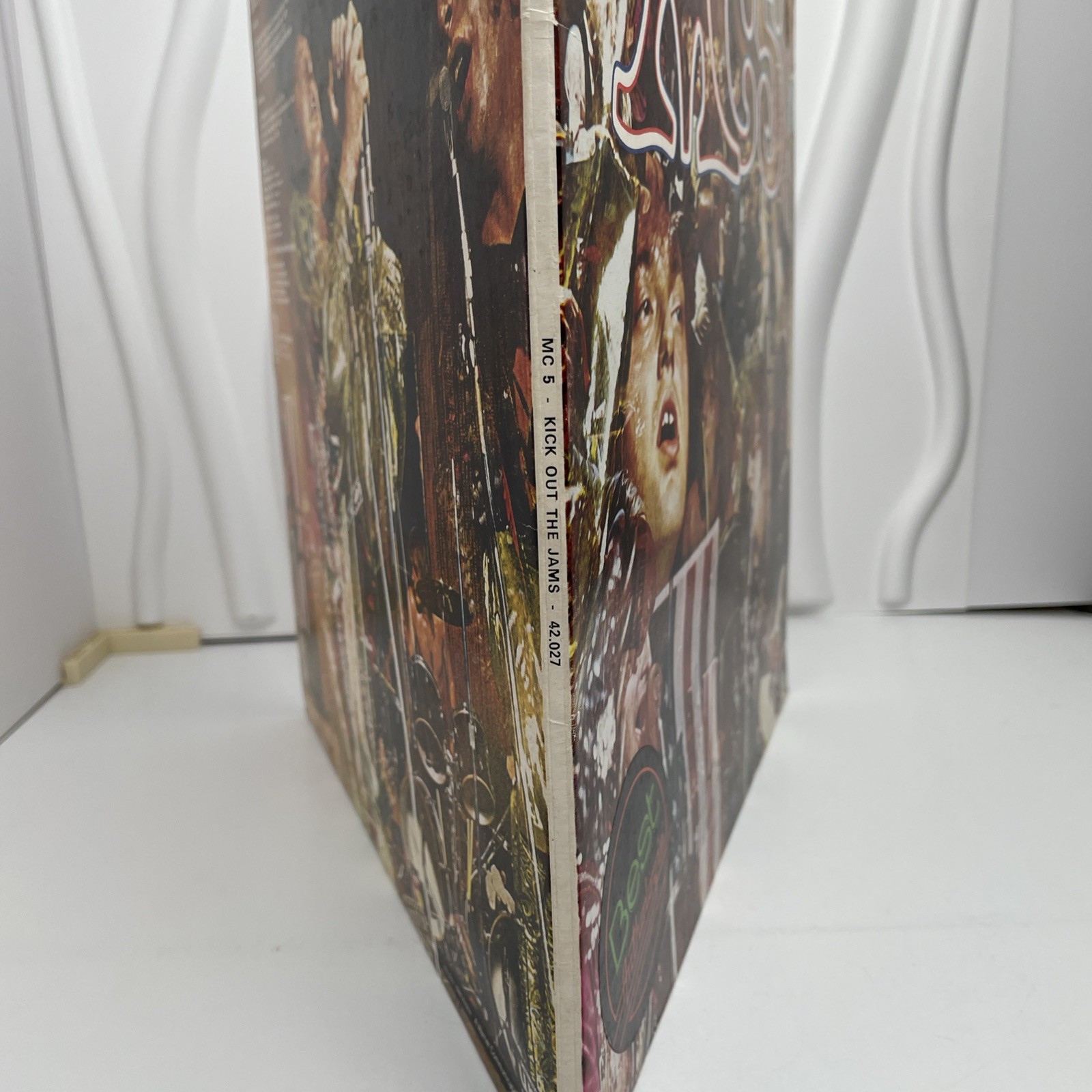 MC5 – Kick Out The Jams LP (1969) French A/B Press Elektra 1975 RE Vinyl is EX