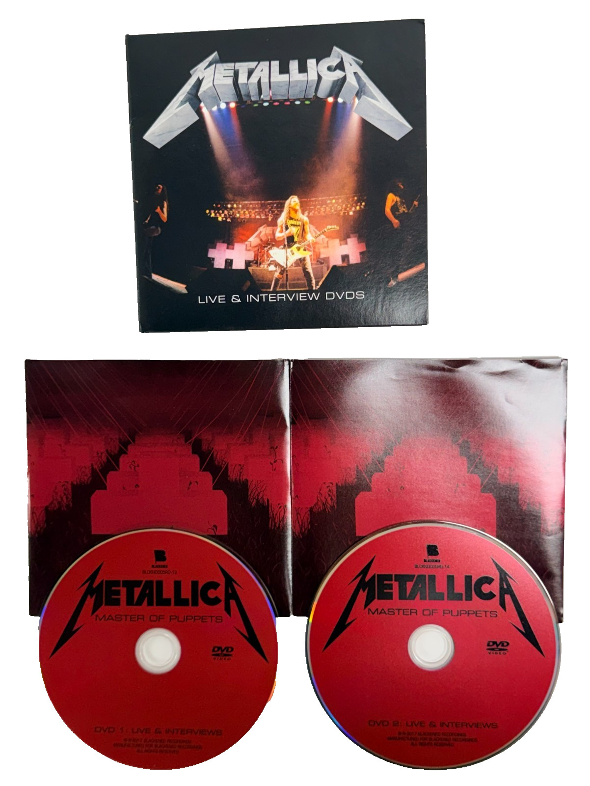 NEW Metallica Master Of Puppets Live & Interview DVDS