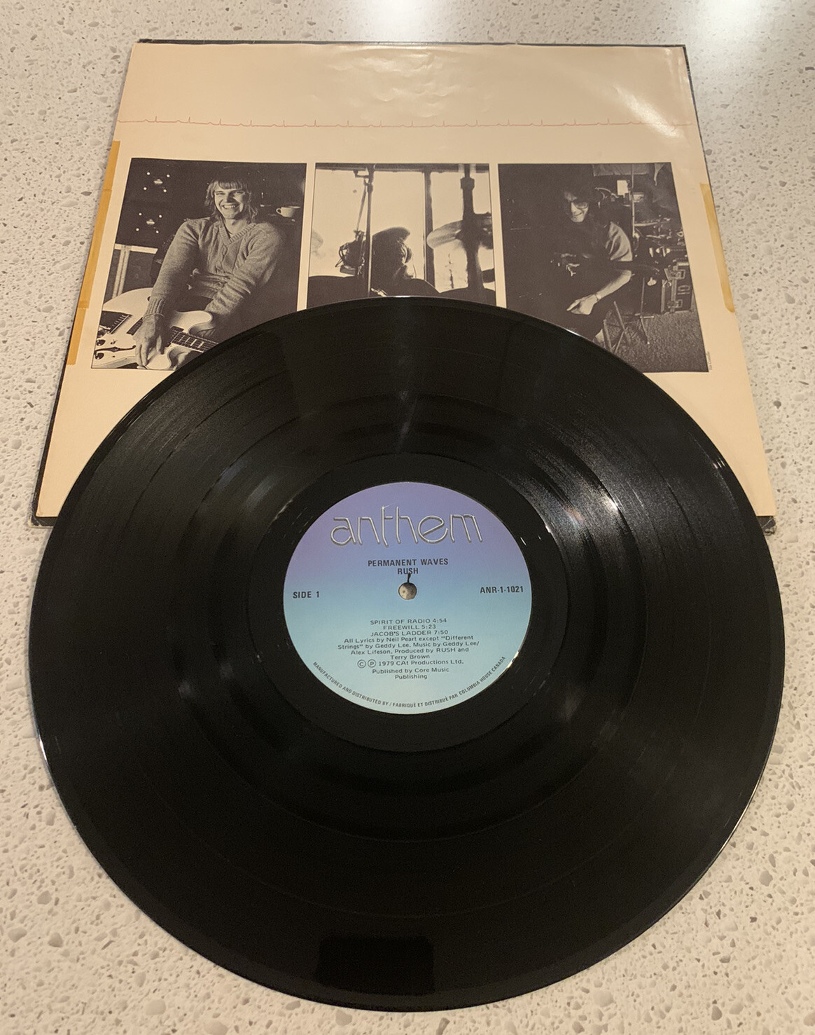 Rush Permanent Waves – Anthem Records 1980 Vinyl LP ANR-1-1021