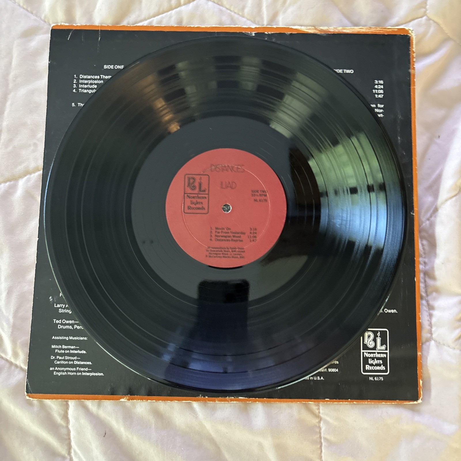 Iliad Distances NL6175 Contemporary Jazz Vinyl LP NM-/VG