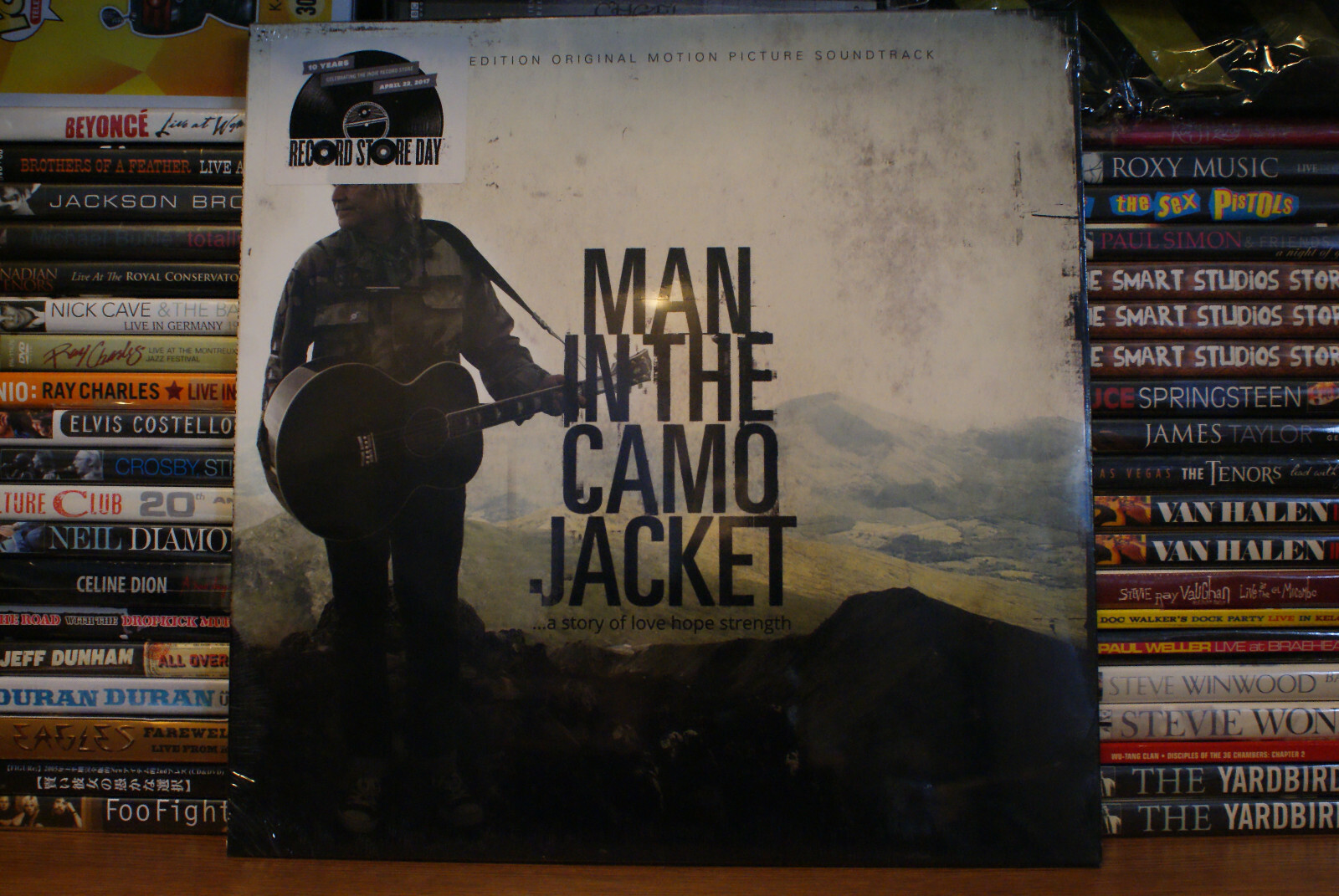 Mike Peters Man In The Camo Jacket ost limited brown vinyl lp RSD 2017 Alarm