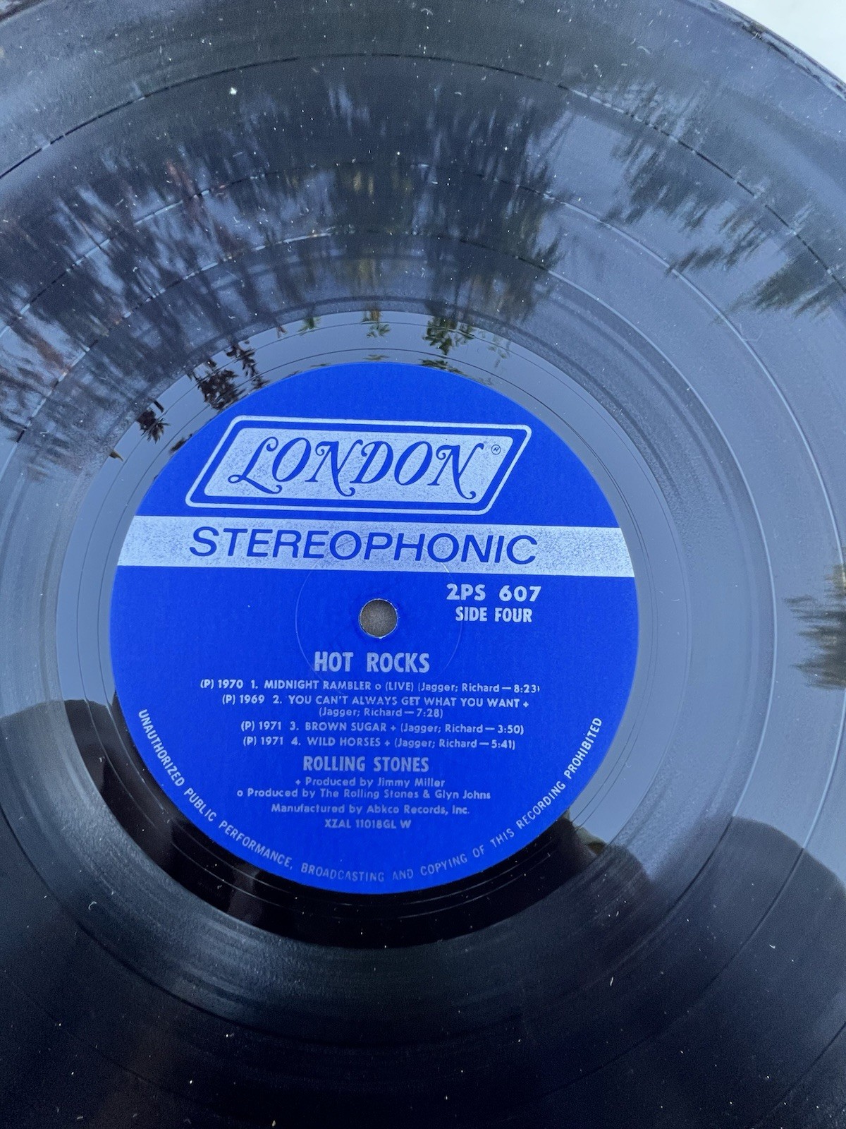 The Rolling Stones Hot Rocks 1964-1971 London 12″ Black Vinyl 2LP Stereo