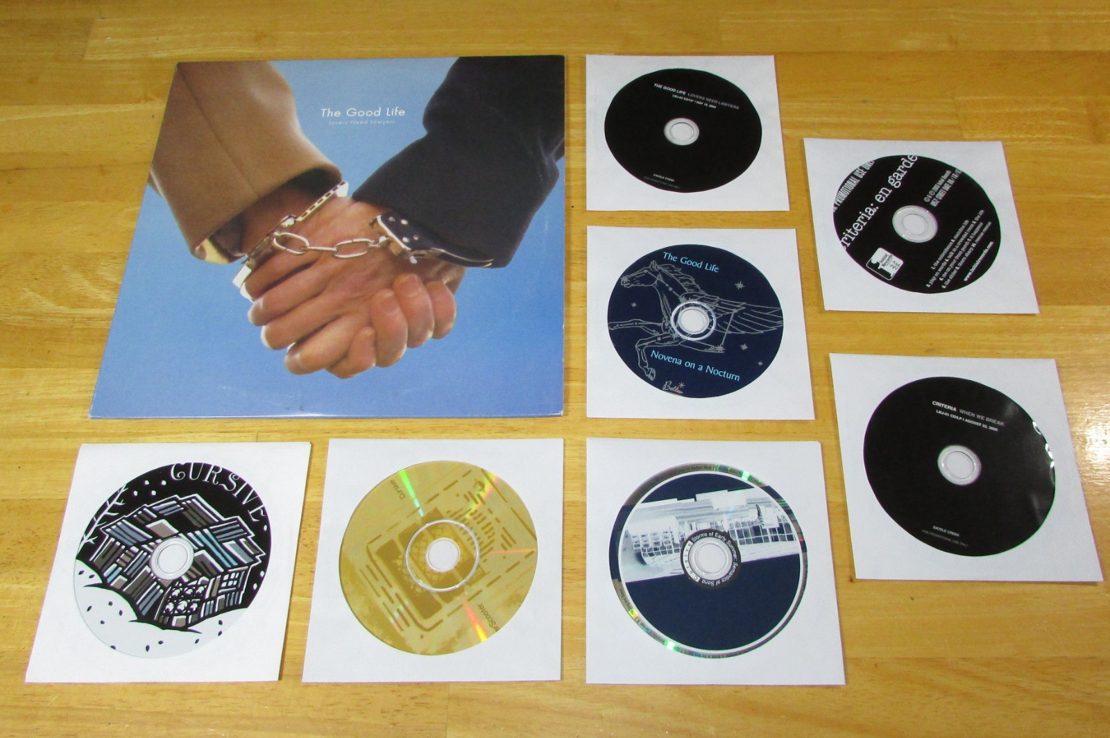 The Good Life – Lovers Need Lawyers 10″ Vinyl Record LP w/Various CD’s Cursive