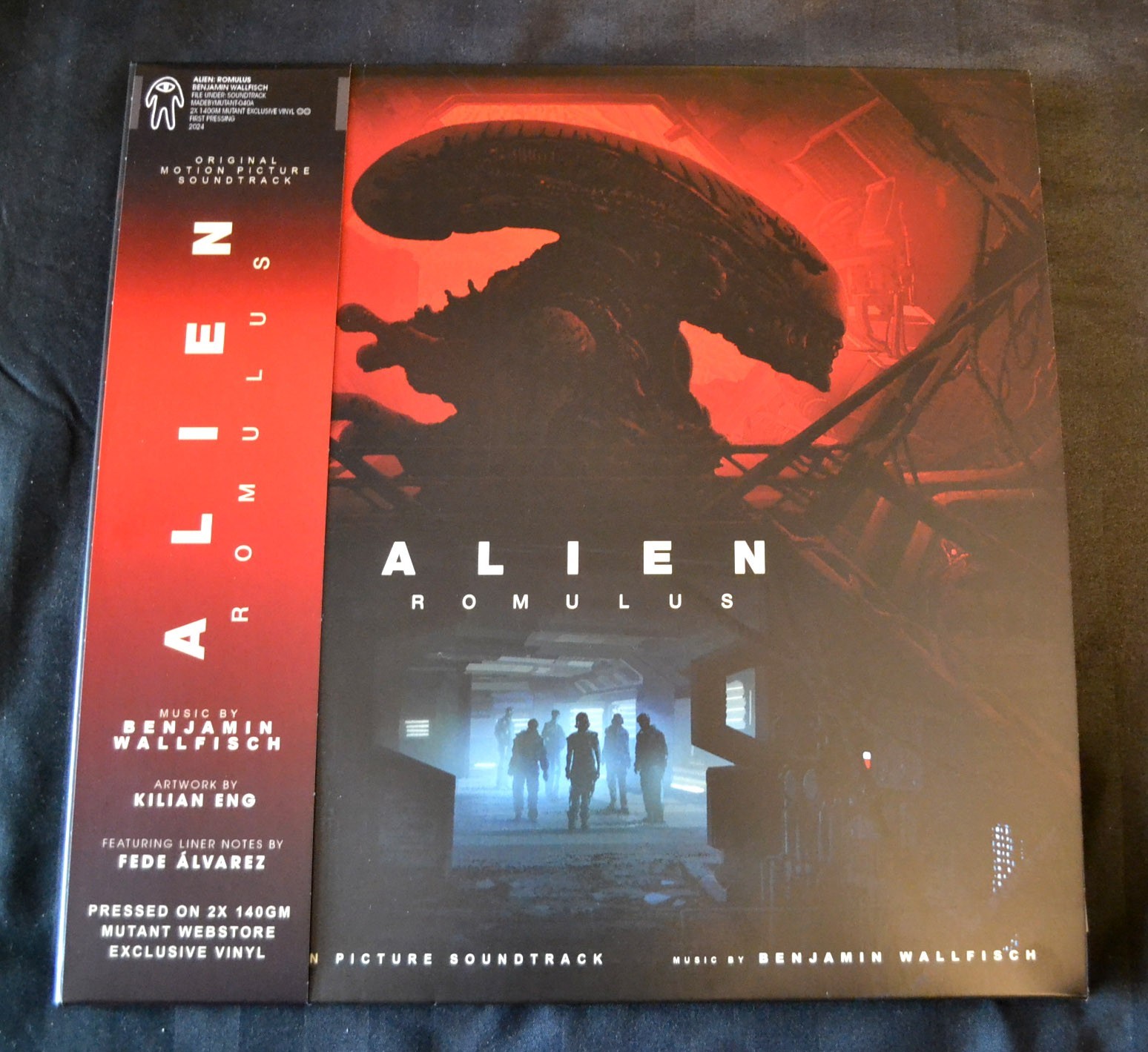 Vinyl 12 inch Record Album Movie Soundtrack Alien Romulus 2024 Wallfisch