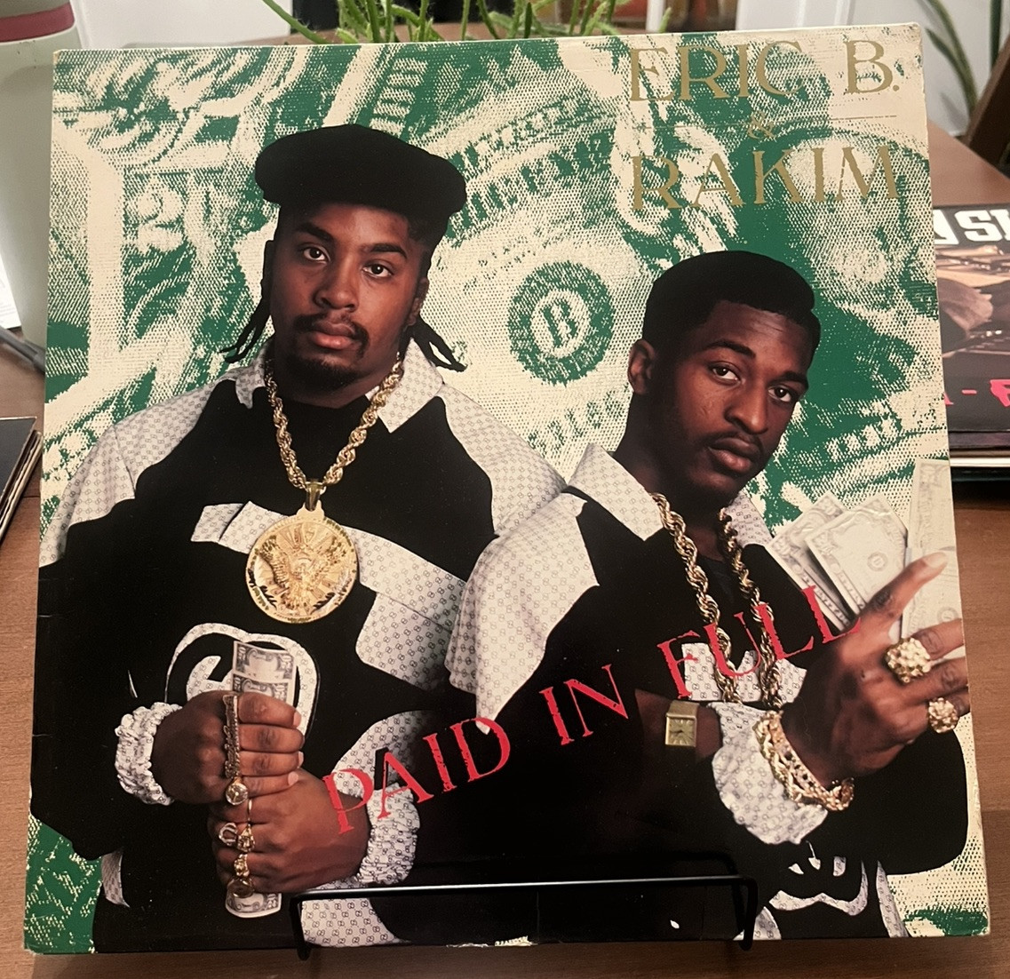Eric B. & Rakim Paid In Full COVER ONLY Replacement 4th Broadway Hip Hop 1987