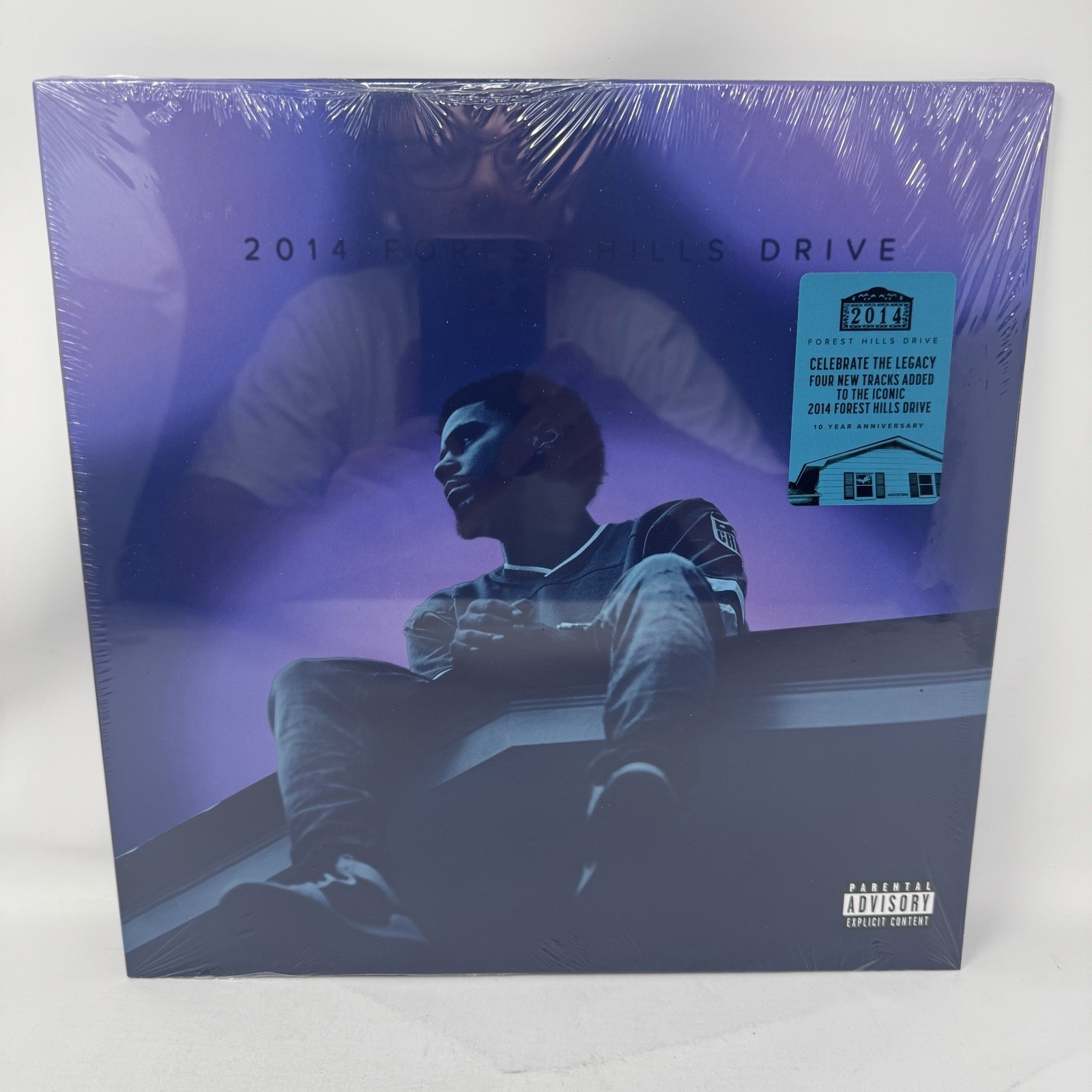 J. Cole – 2014 Forest Hills Drive – 🔵 Light Blue Marble 2LP Vinyl Limited – New