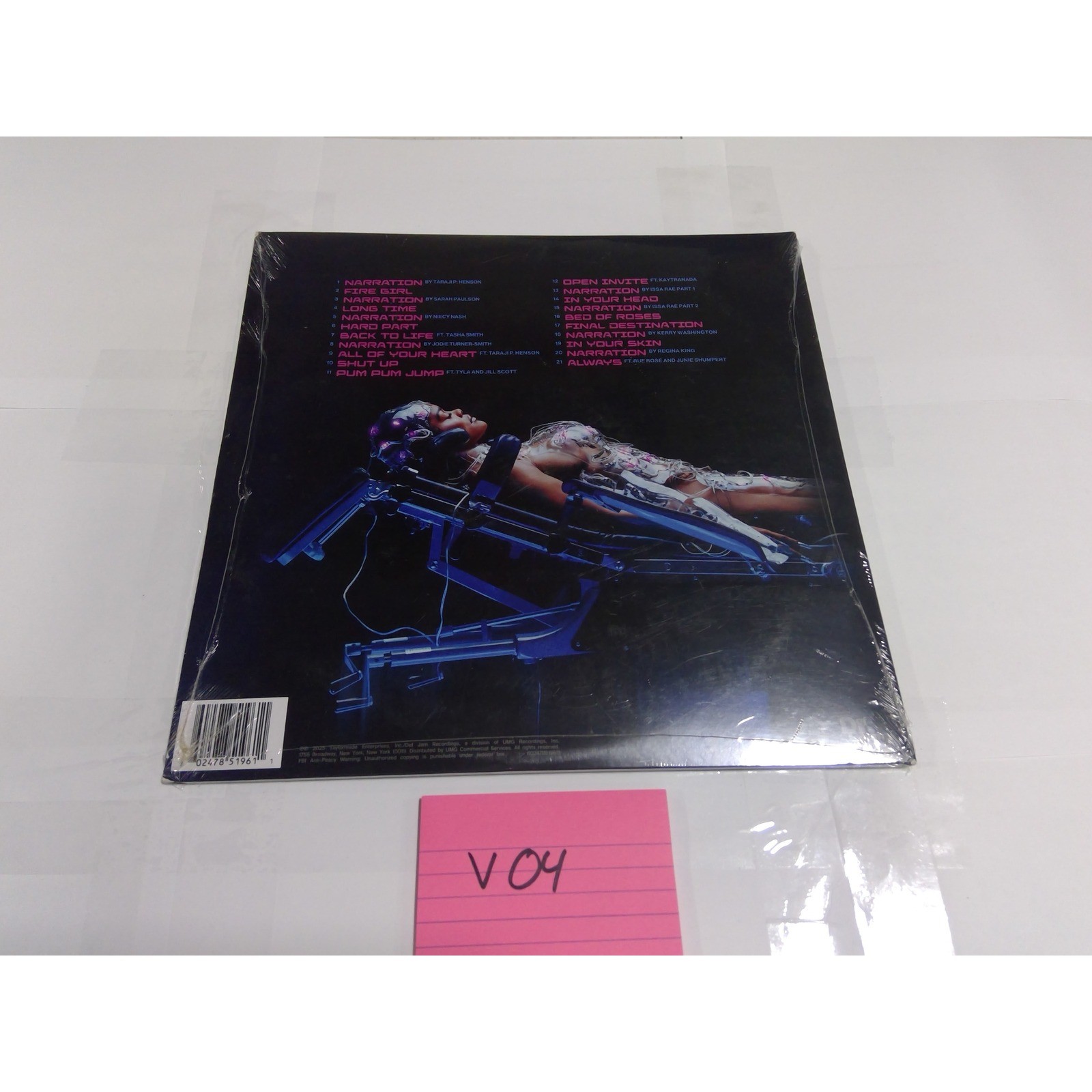 Teyana Taylor The Album Vinyl 2LP Pink Target Exclusive New Sealed R&B Soul