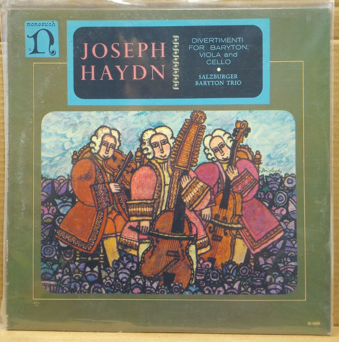 Haydn: Divertimenti for Baryton, Viola and Cello – US Nonesuch LP