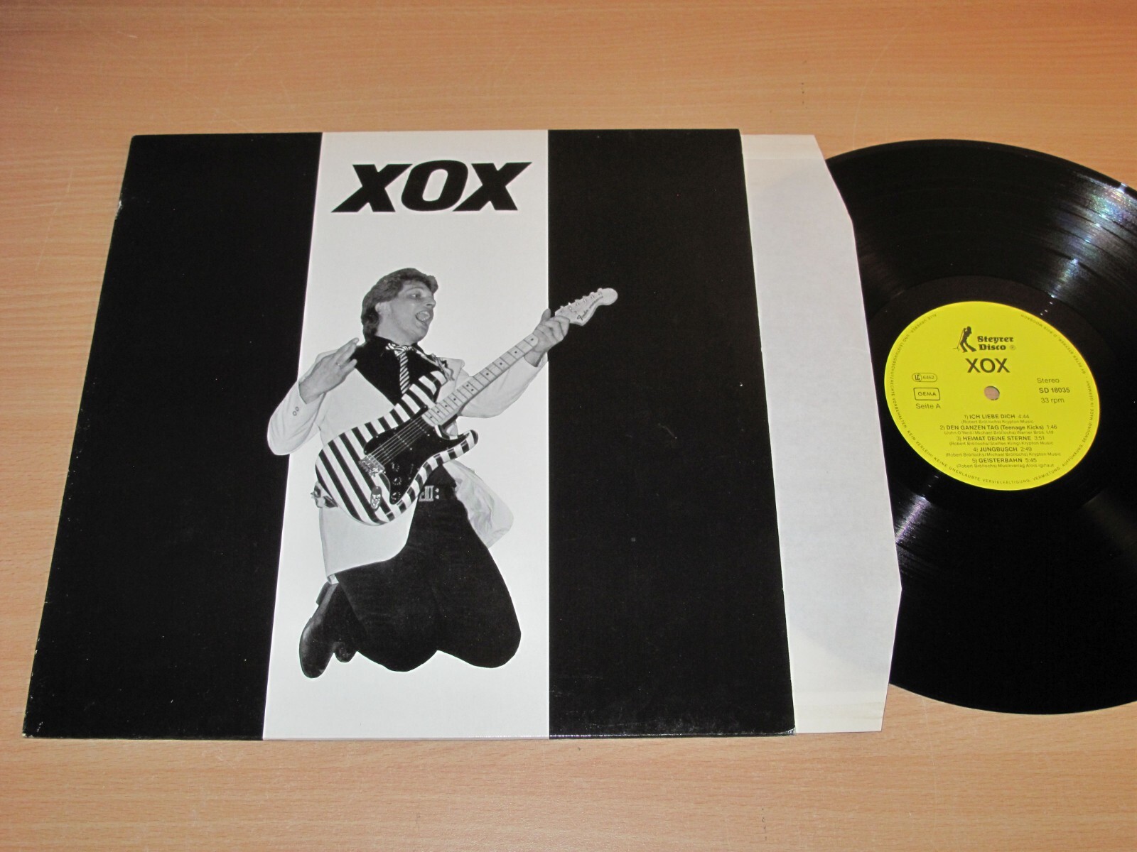 Xox Lp – Same / 1983 German Sd 18035 Steyrer Press New Wave in Mint
