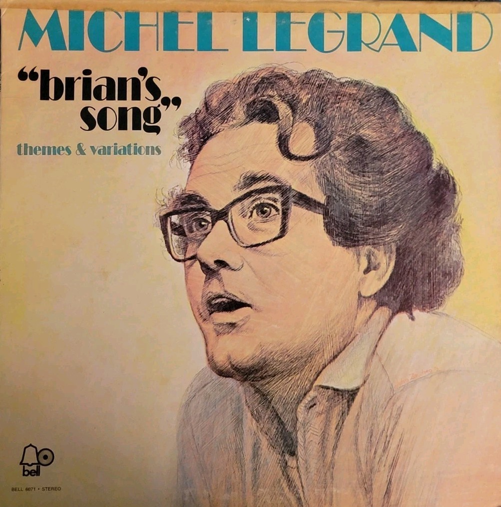Michel Legrand BRIAN’S SONG Vintage Vinyl LP Record Album BELL Records 1972
