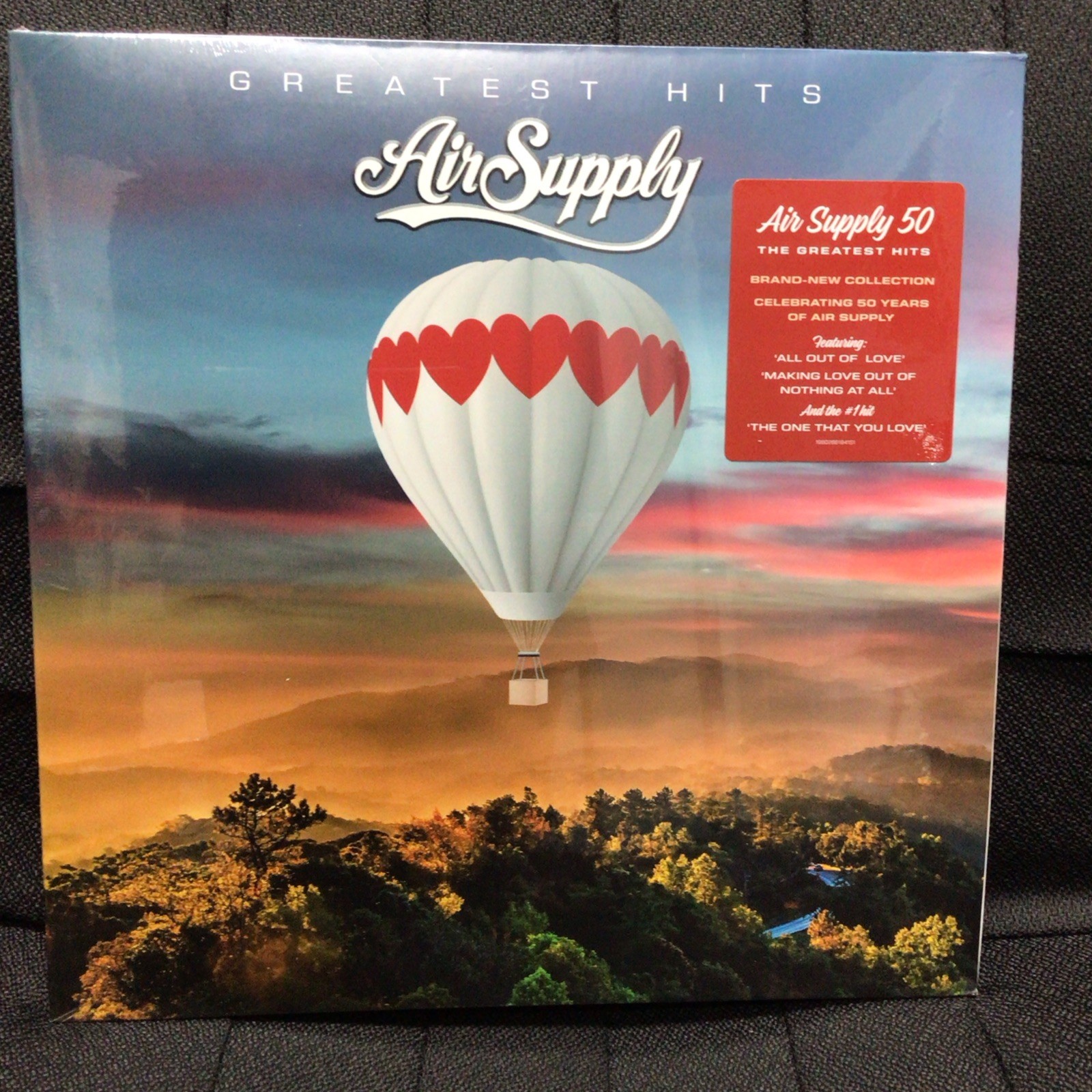 AIR SUPPLY “AIR SUPPLY 50: THE GREATEST HITS” Vinyl Record NEW SEALED