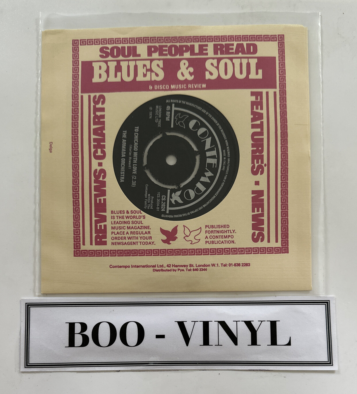 Armada Orchestra It’s The Same Old Song Northern Soul R&B VG +