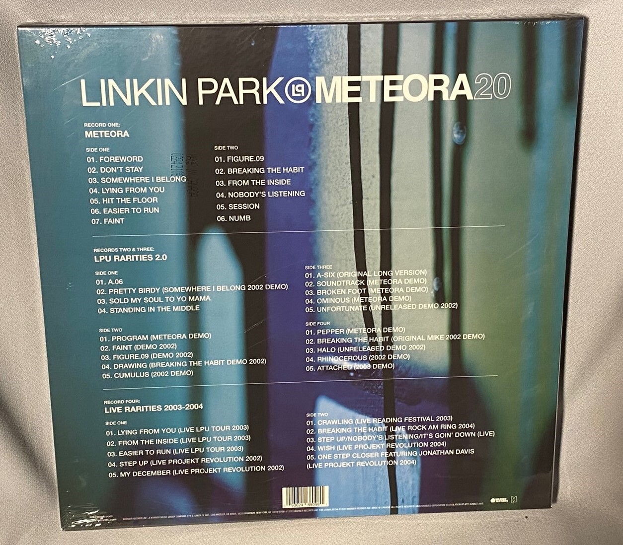 LP LINKIN PARK Meteora 20th Anniversary (4 LP BOX SET) NEW MINT SEALED