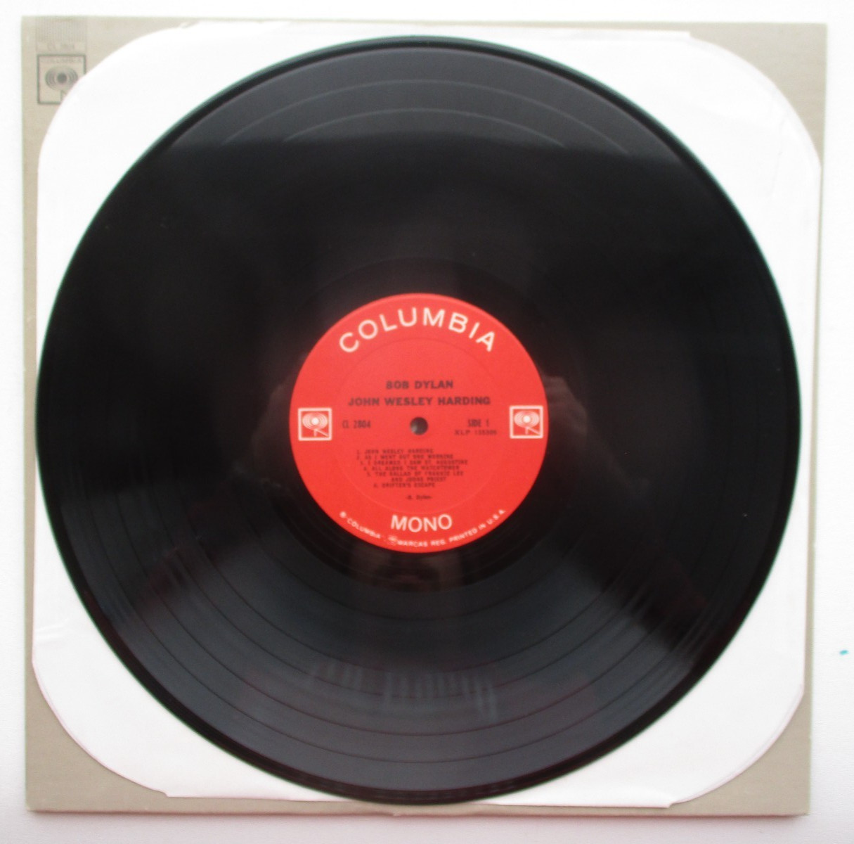 Bob Dylan ~ John Wesley Harding ~ Lp (MONO) MINTY *Vinyl (1967) CL 2804