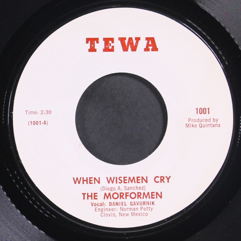 MORFORMEN: when wisemen cry / write me a letter TEWA 7″ Single 45 RPM