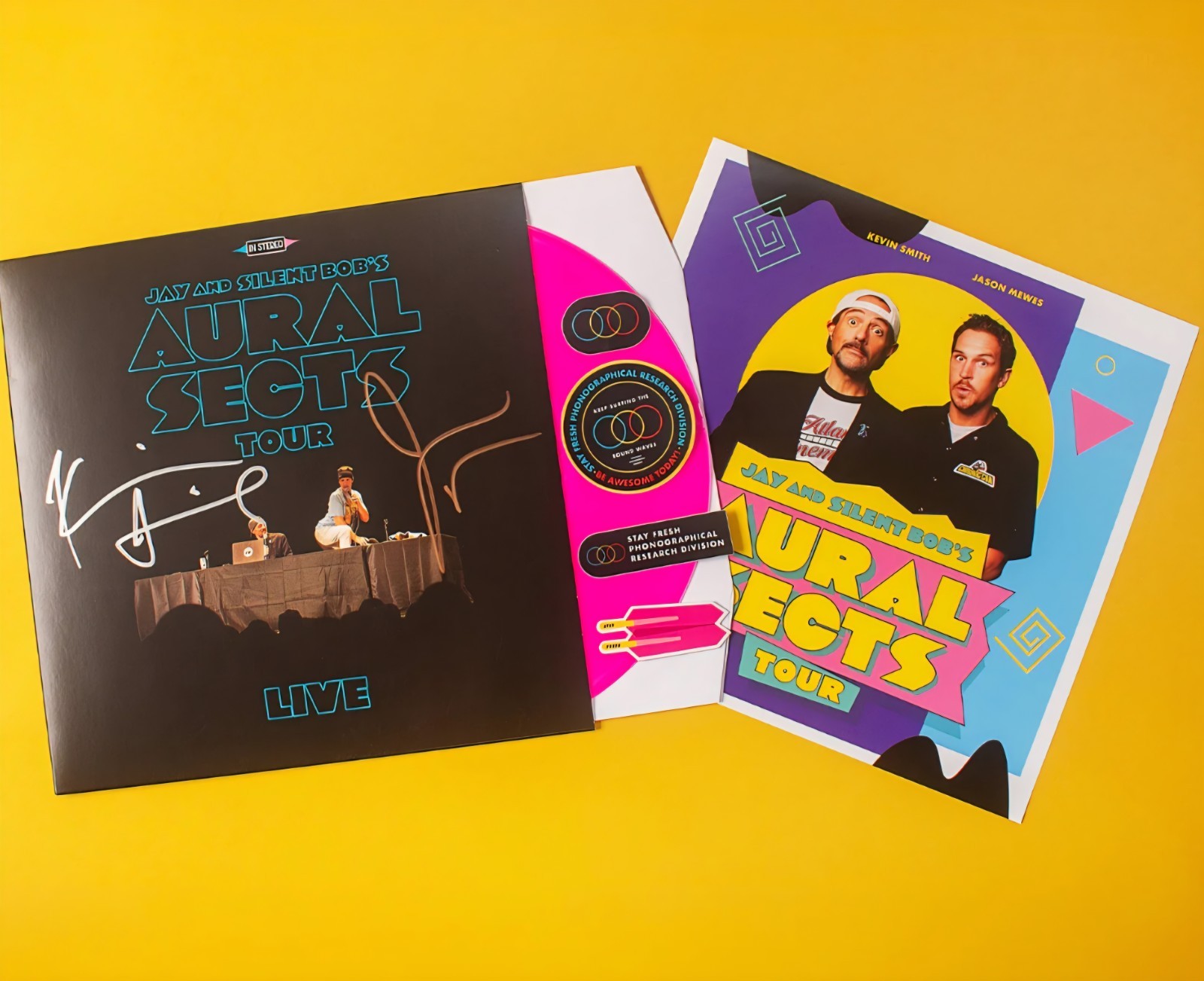 Jay And Silent Bob’s – Aural Sects Tour LP (Neon Pink Vinyl) *SIGNED* BRAND NEW