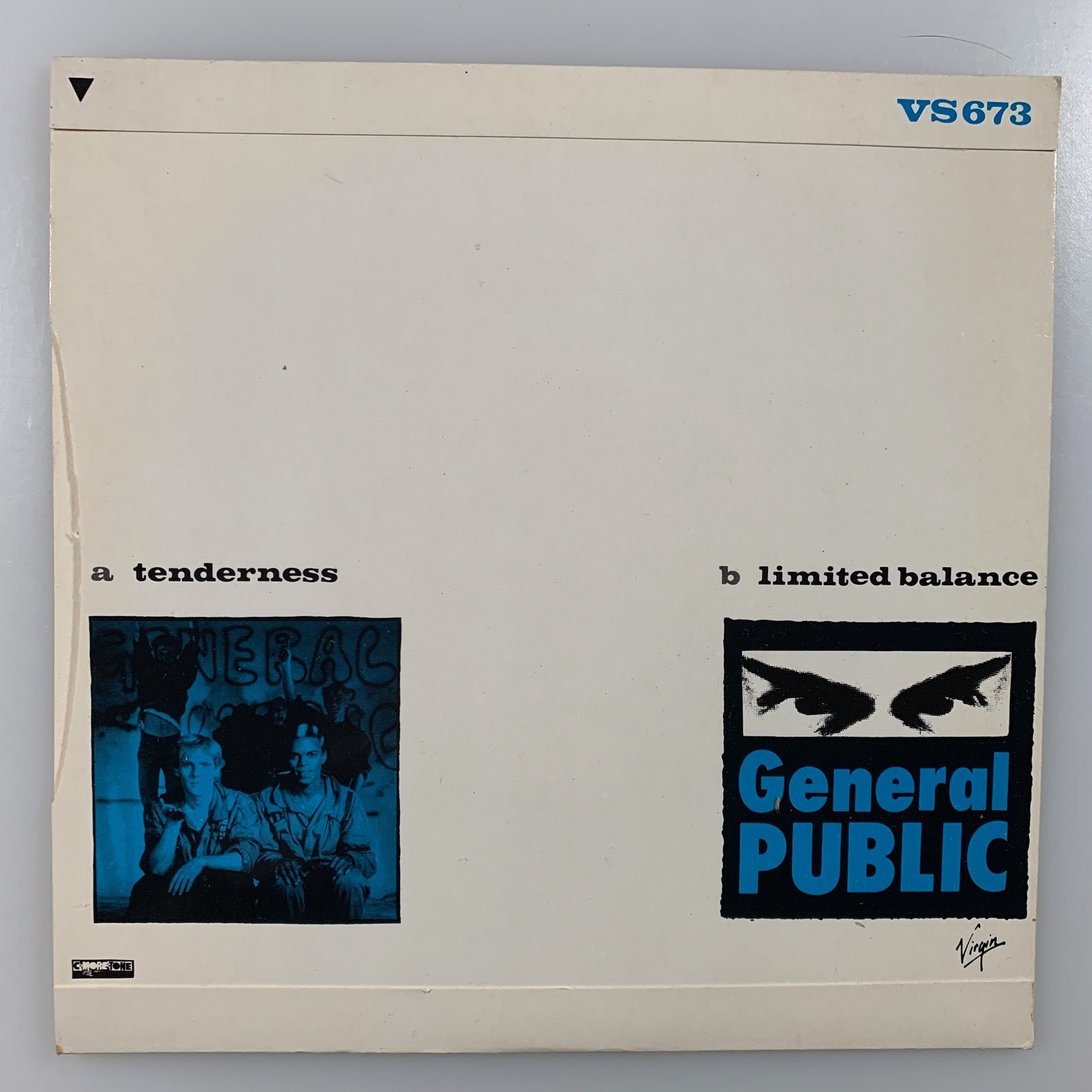 GENERAL PUBLIC : Limited Balance / Tenderness 7” 45 NOS Clash English Beat Punk