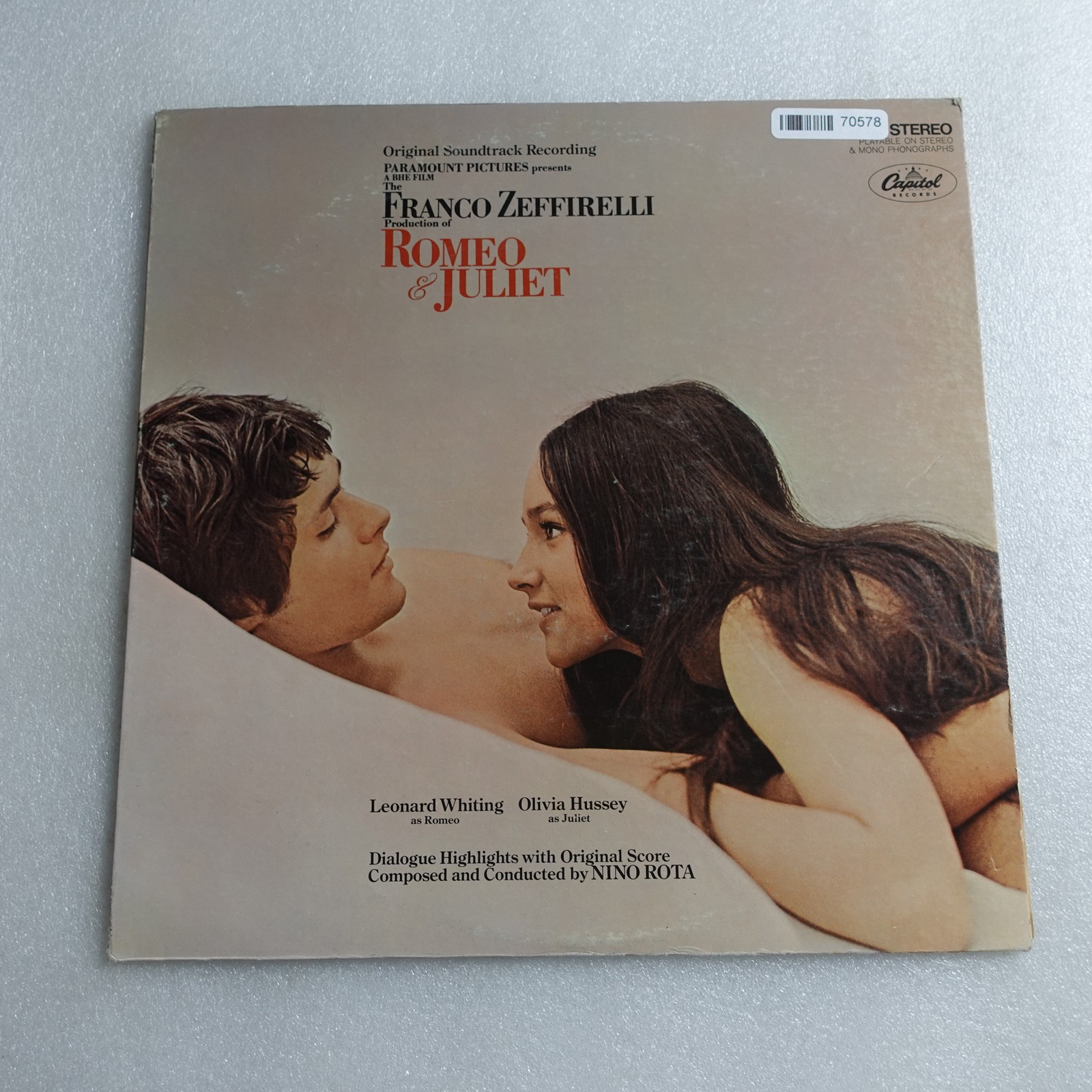 Nino Rota Romeo and Juliet LP Vinyl Album Record Non-Music Classical Stage &