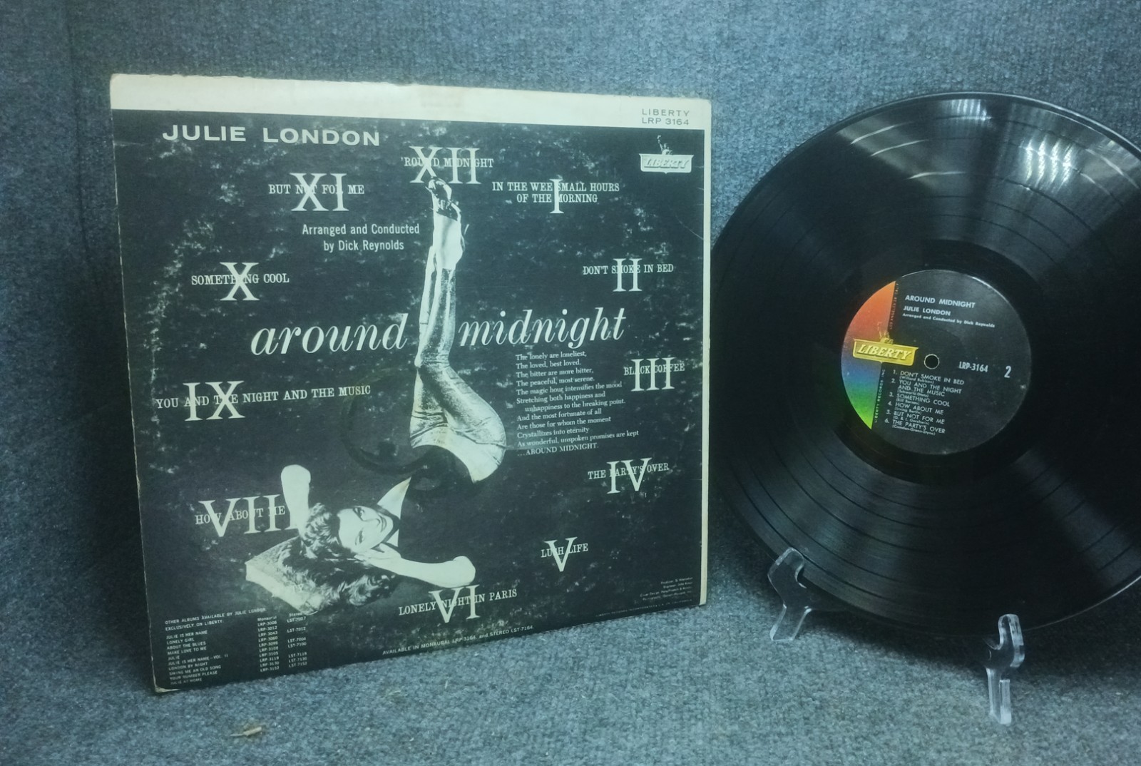 Julie London Vinyl LP Lot of 4 Liberty Records Mono Jazz Pop Vocal Albums