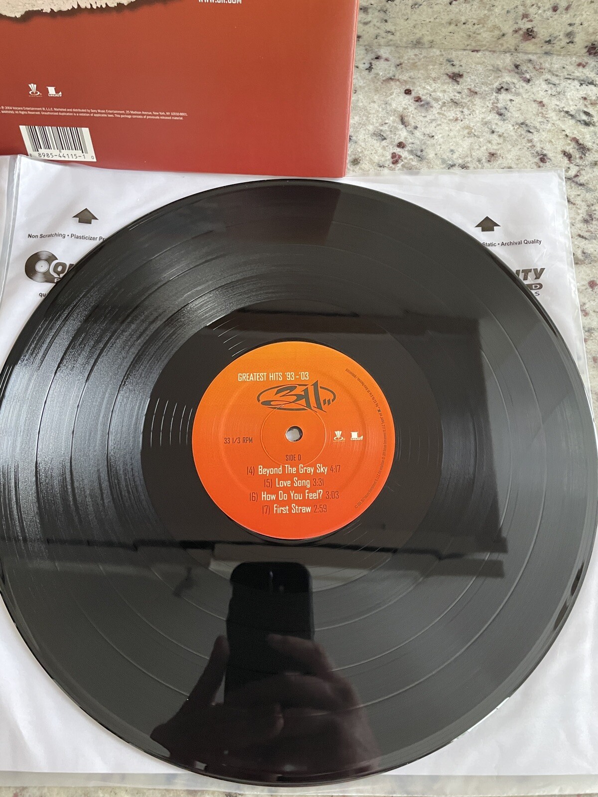 311 Greatest Hits ‘93-‘03 Vinyl 2xLP Record (2017)