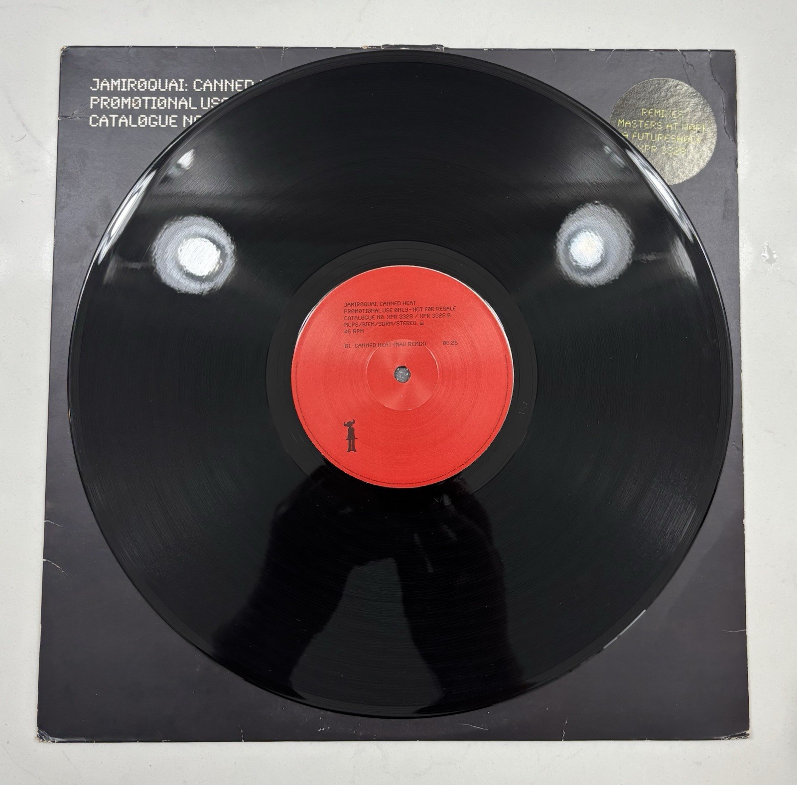 JAMIROQUAI: Canned Heat 12” UK Promo Copy W/ Hype Sticker EX condition XPR 3328