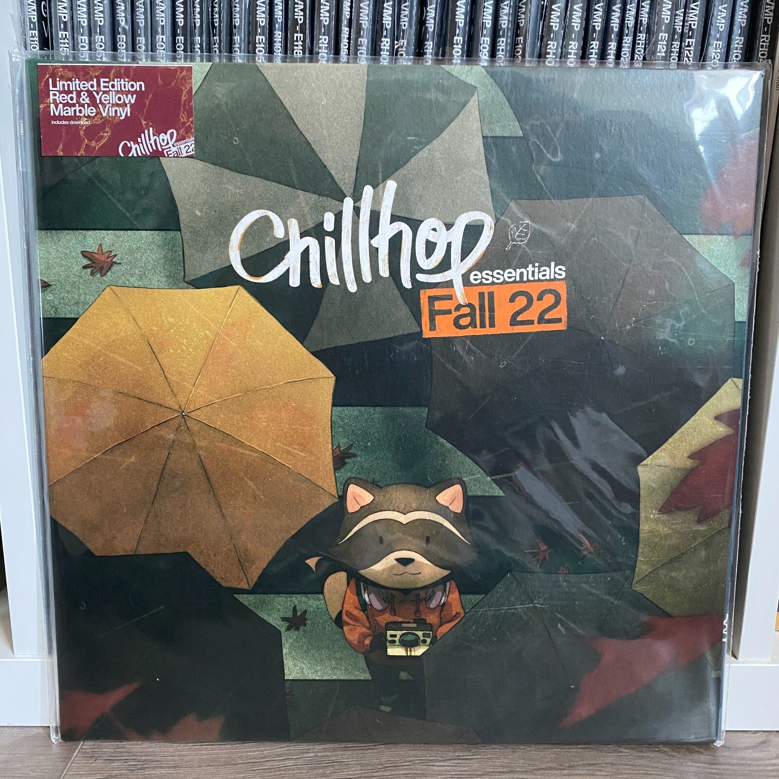 Chillhop Essentials Fall 2022 2LP – Numbered 44/200 (Red & Yellow Marble Vinyl)