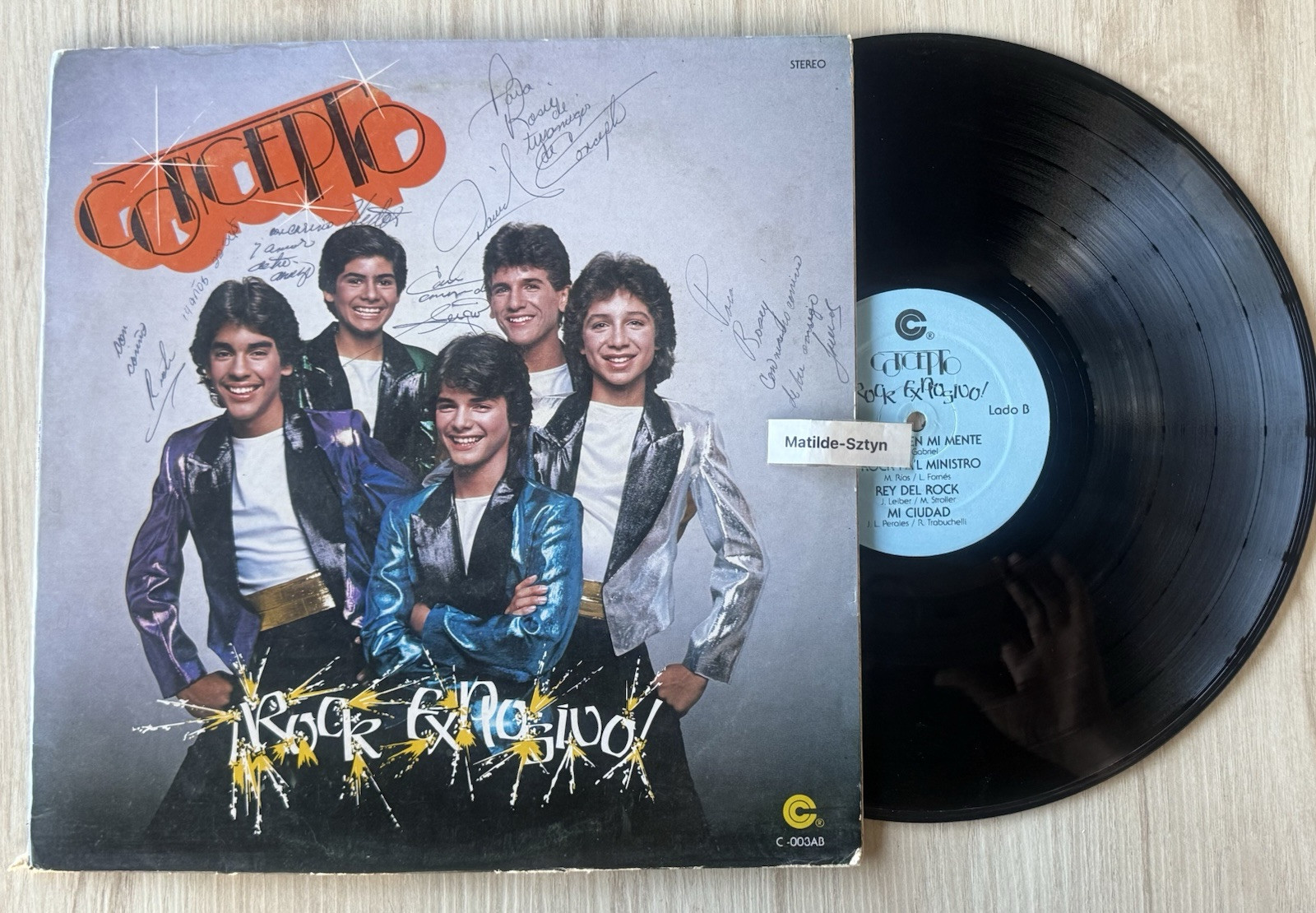 Puerto Rico CONCEPTO JUVENIL Rock Explosivo 1984 LP Latin pop rock Rare!