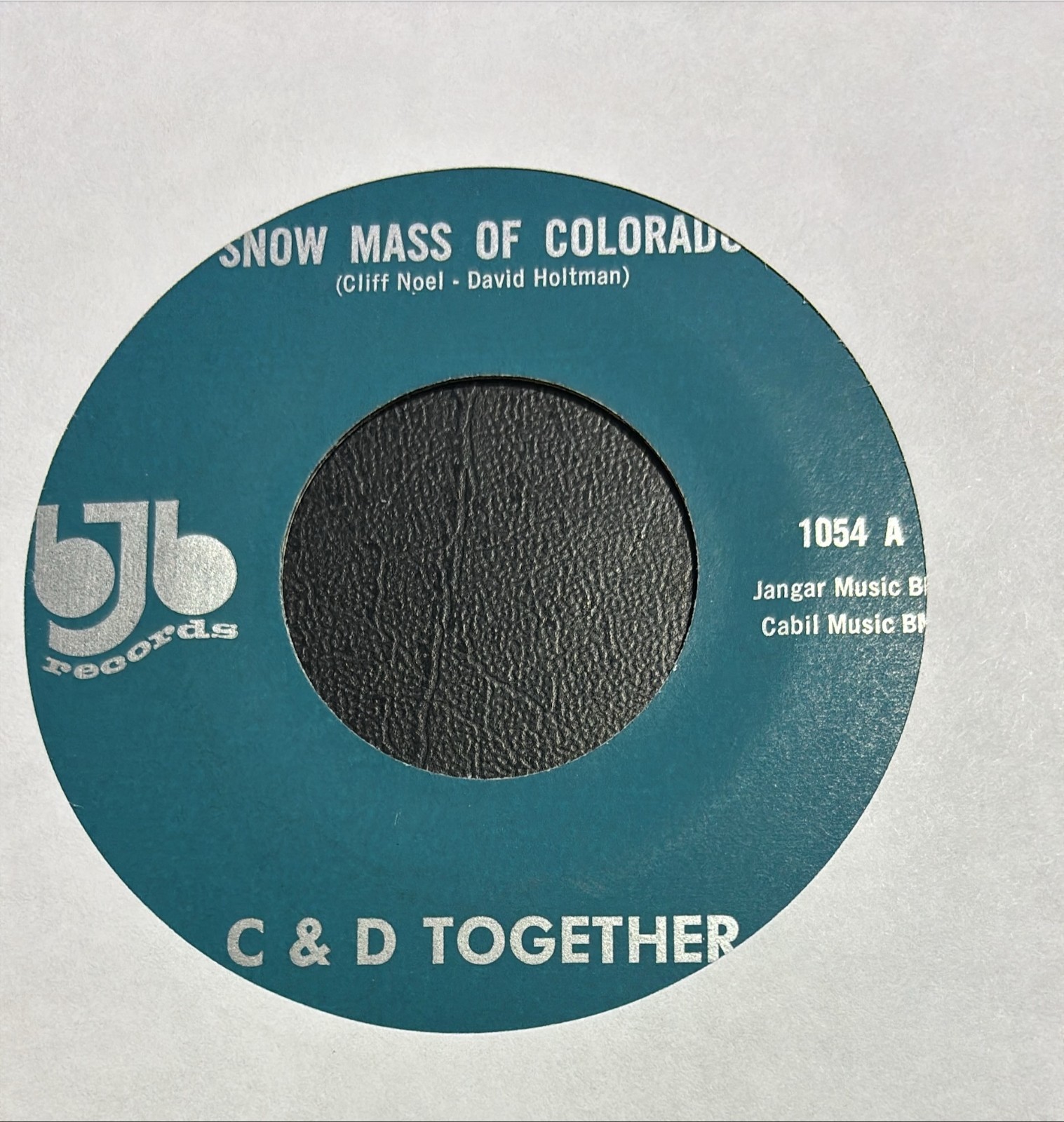 Private Country Rock Lounge 45 C&D Together “Colorado Snow Mass” (bjb 1054) HEAR