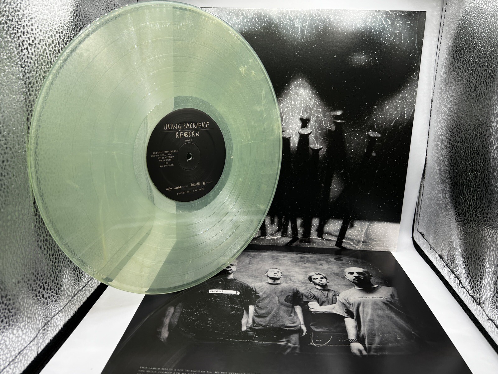 Living Sacrifice Reborn Coke Bottle Green Vinyl LP Record! Lim. /529 Solid State