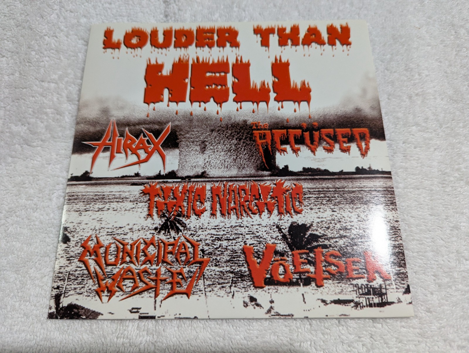 VA Louder Than Hell 7″ Six Weeks Hirax Accused Municipal Waste Voetsek Toxic Nar