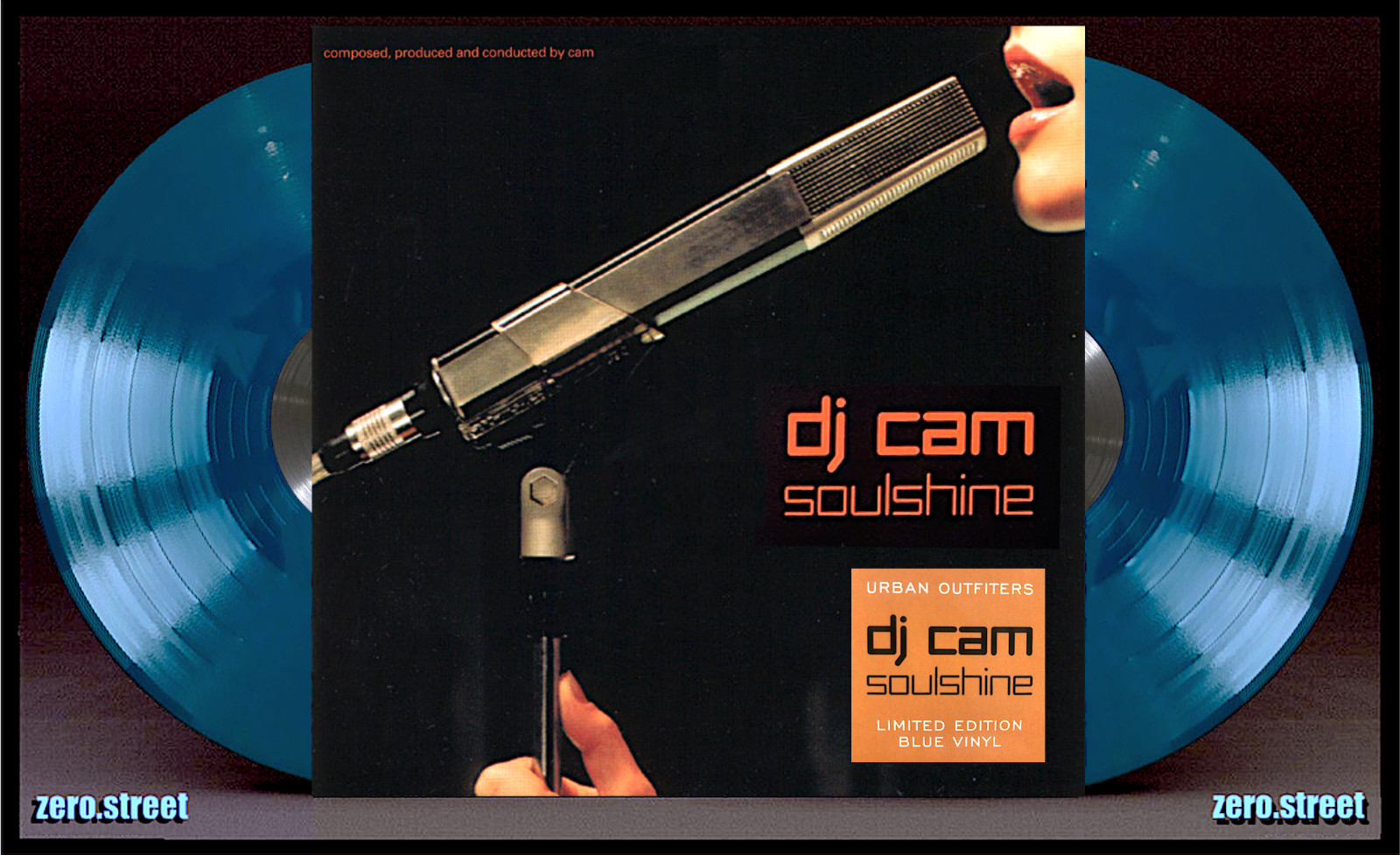 DJ CAM Soulshine 2LP on BLUE COLOR VINYL New SEALED