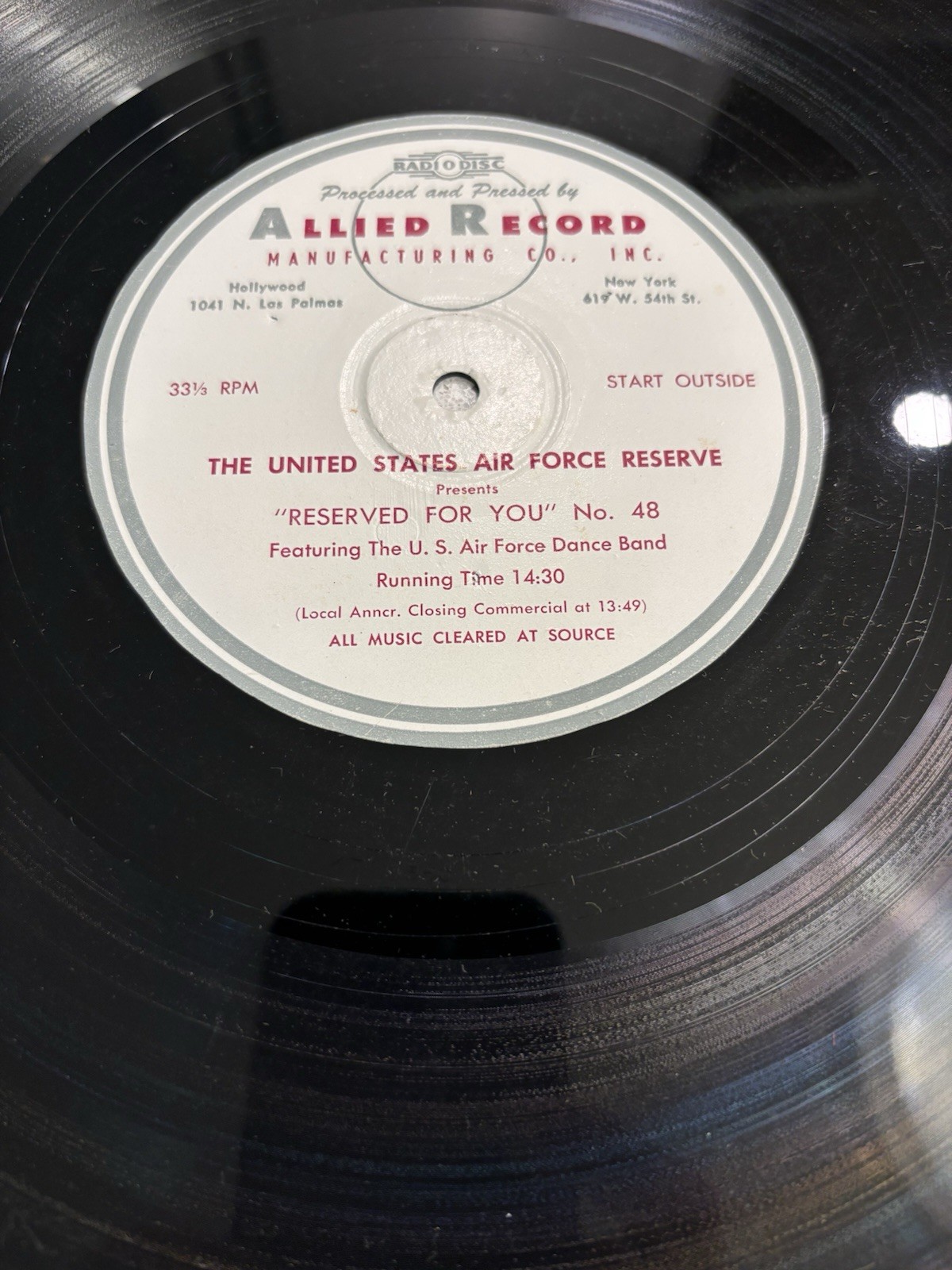 United States Air Force Allied Record 16 Vintage Vinyl LP Lot of 11. VG