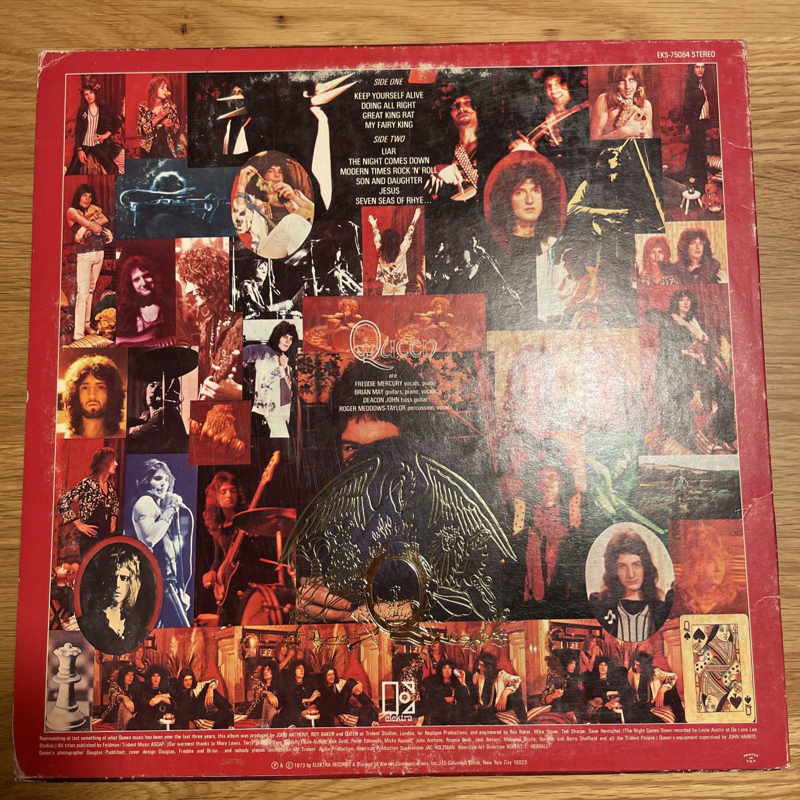 Queen – Queen (1973) LP | Original US Elektra Butterfly | VG+ Vinyl