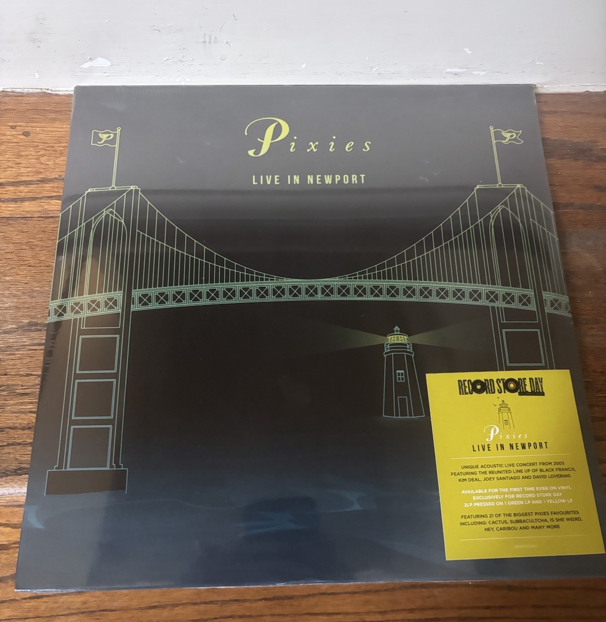 Pixies Live In Newport – Limited RSD 2026 Green & Yellow Colored Vinyl NEW