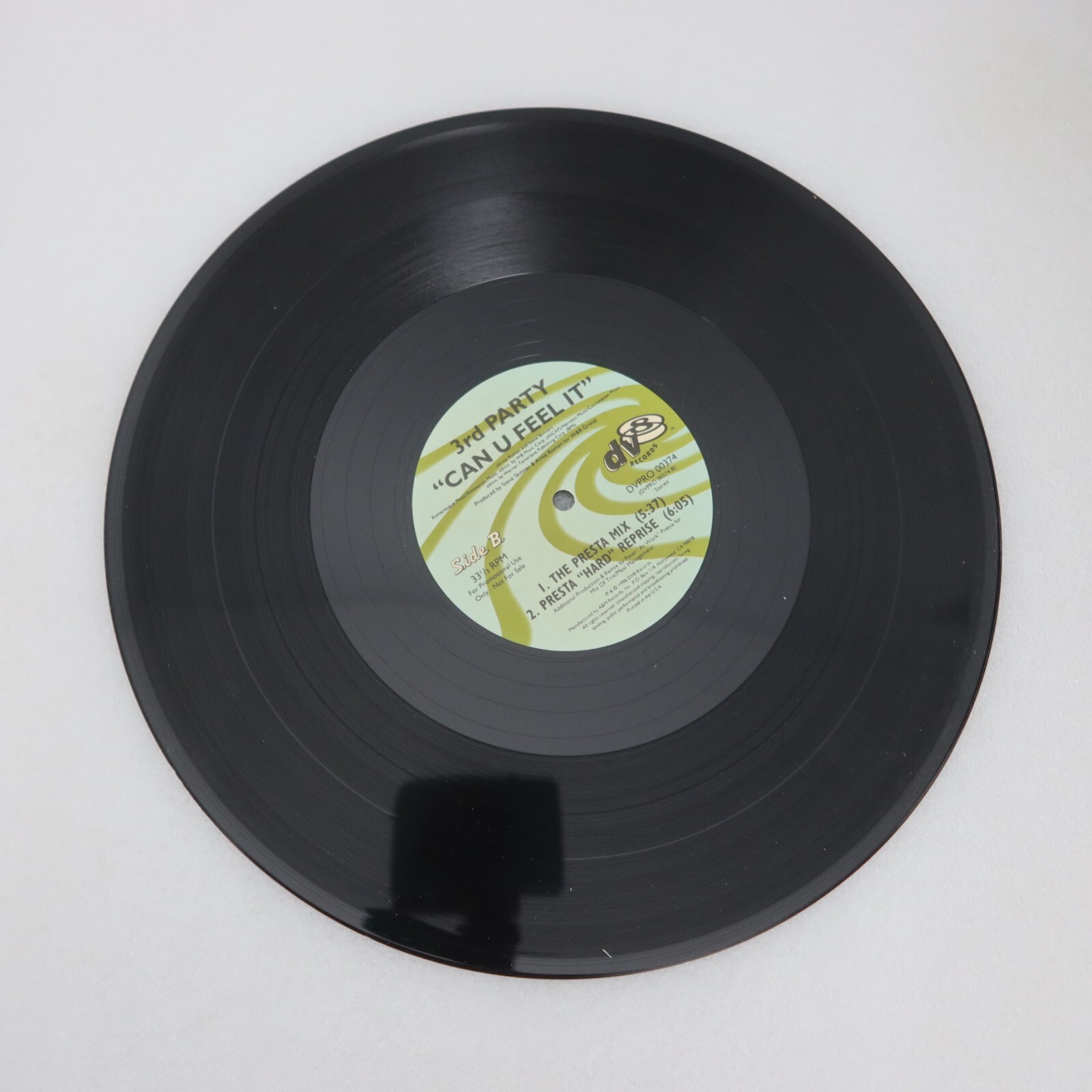 3Rd Party Can U Feel It PROMO SINGLE Vinyl Record Album