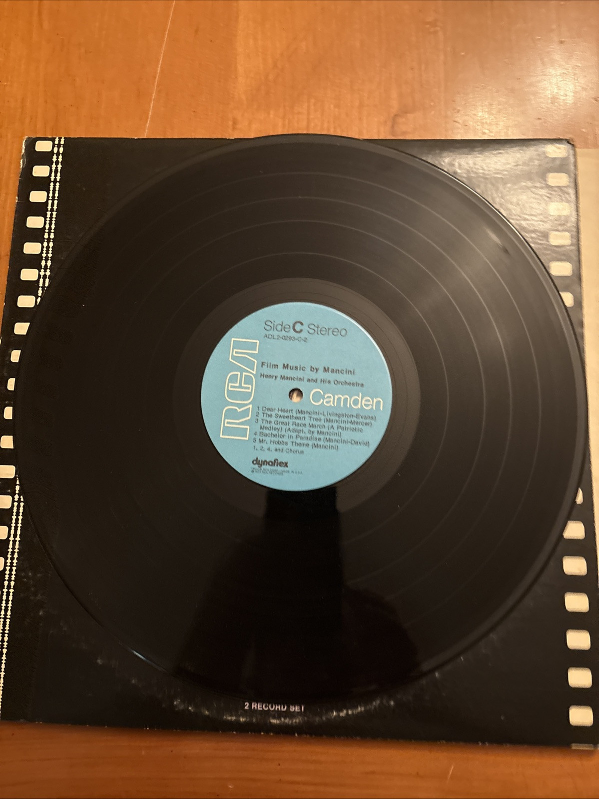 RCA CAMDEN 2 LP RECORD/HENRY MANCINI/FILM MUSIC BY MANCINI/ EX VINYL JAZZ