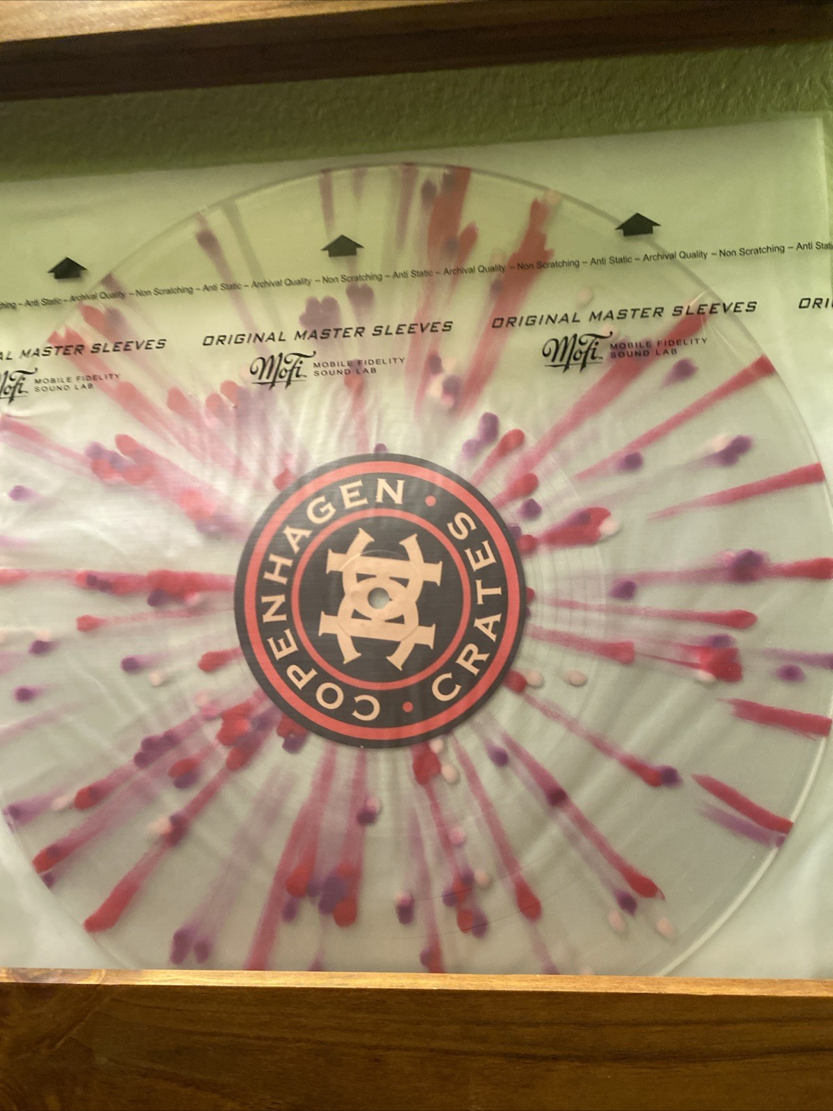 Mickey Diamond Bangkok Adrenaline Vinyl Signed Autographed LP Splatter 82/100