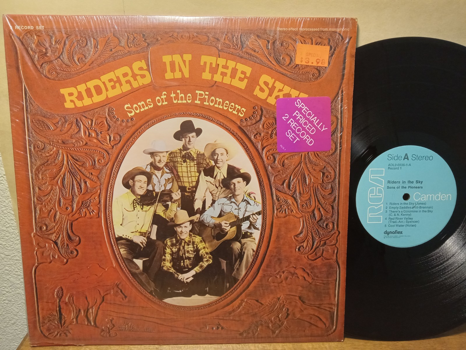 Sons Of The Pioneers – Riders In The Sky, Double LP VG+, RCA Camden ADL2-0336(e)