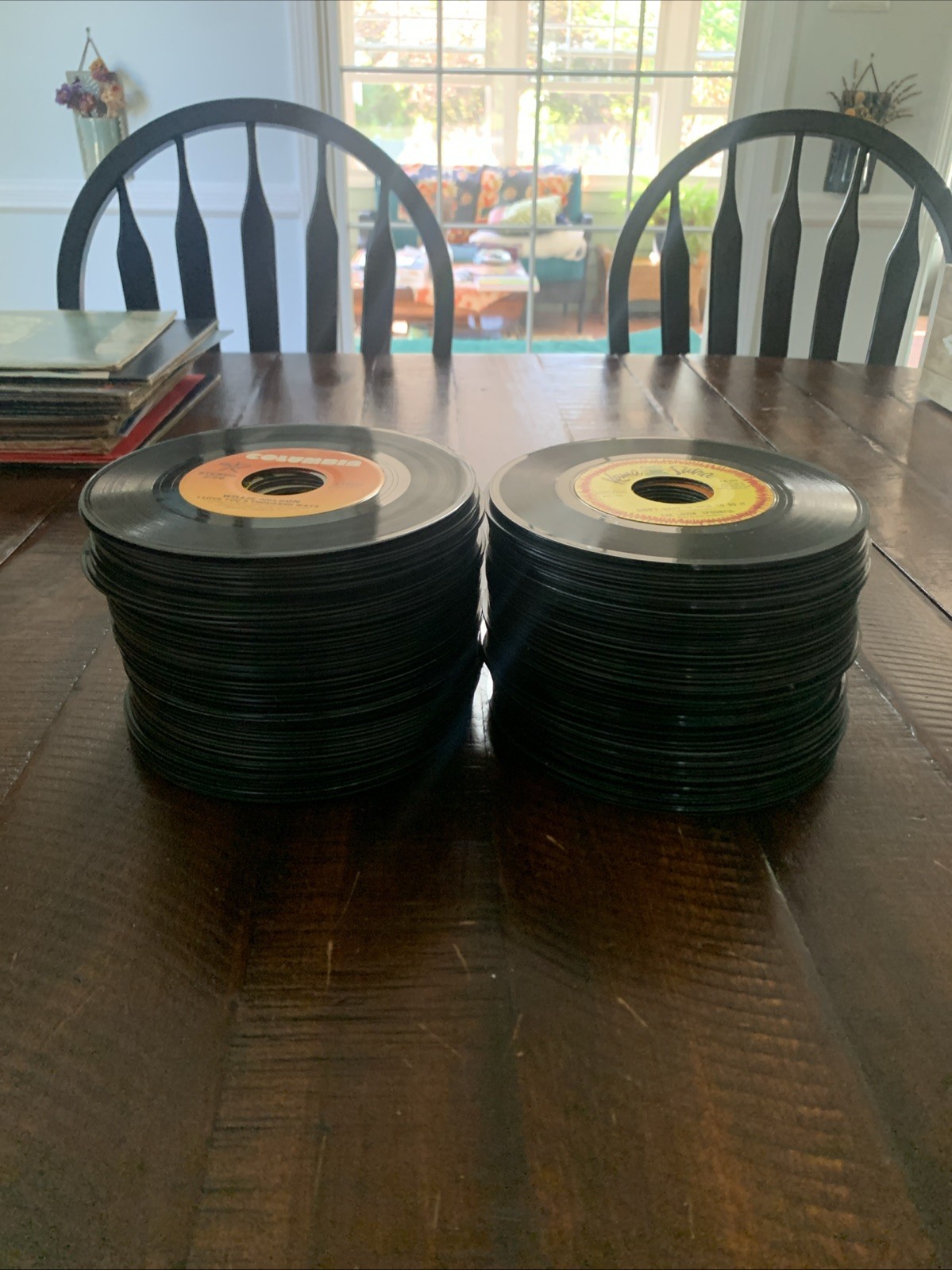 45 RPM Vinyl Records Lot of 138 Crafts Projects Decorations 7” Most VG 50s – 80s