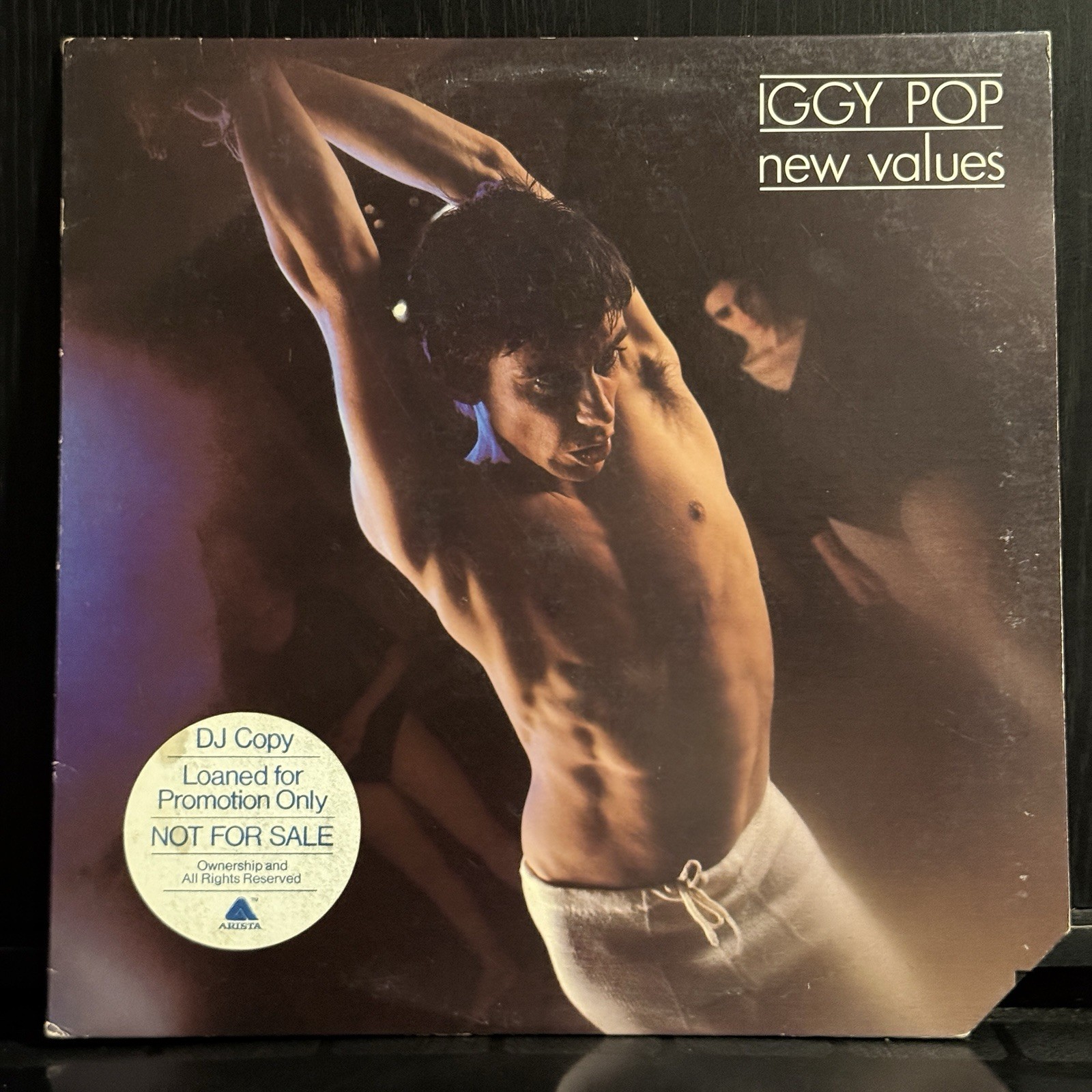 IGGY POP New Values 1979 Arista Promo 1st Press DJ Copy AB4237 Punk Rock NM