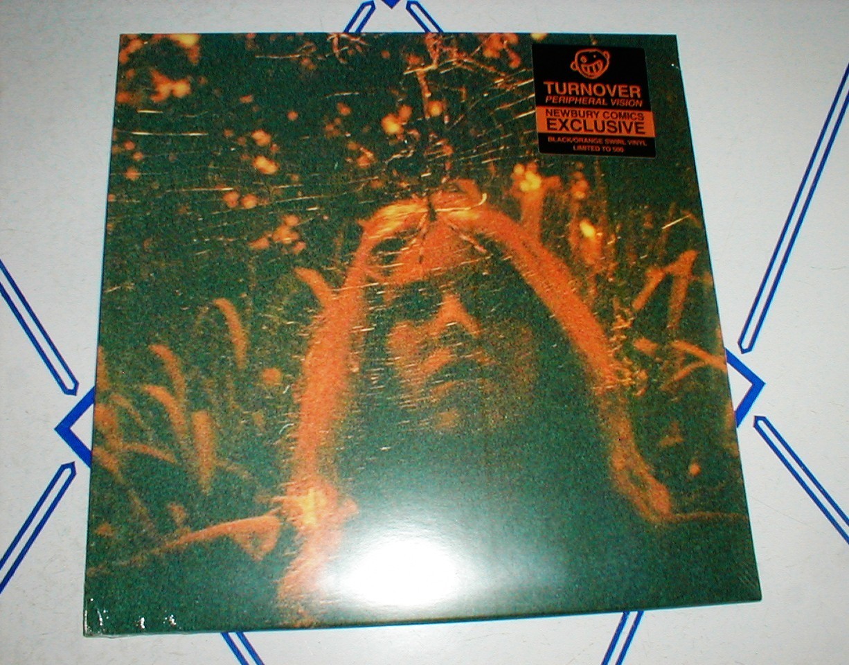 TURNOVER “Peripheral Vision” LP w Humming BLACK & ORANGE + LE 500 SEALED NM