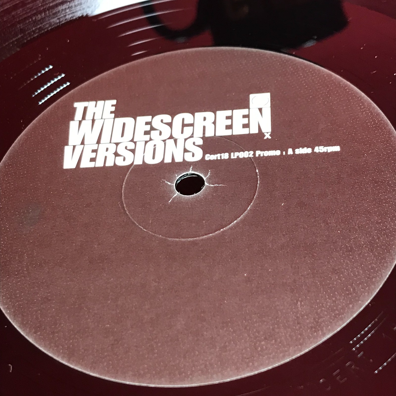VARIOUS The Widescreen Versions 1998 3-track 12″ PROMO vinyl single Klute Lexis