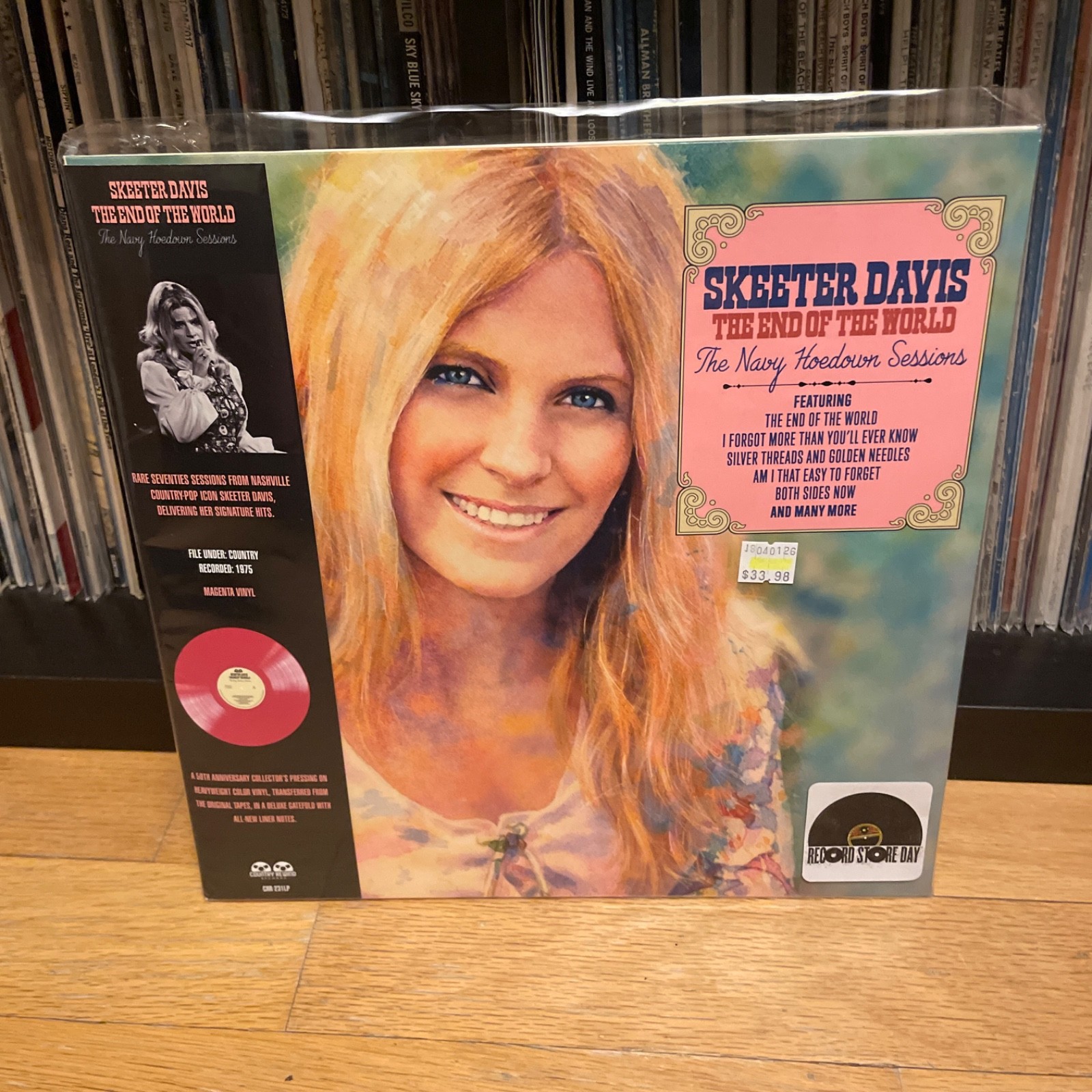 SKEETER DAVIS The End of the World MAGENTA VINYL LP RECORD RSD 2026 New