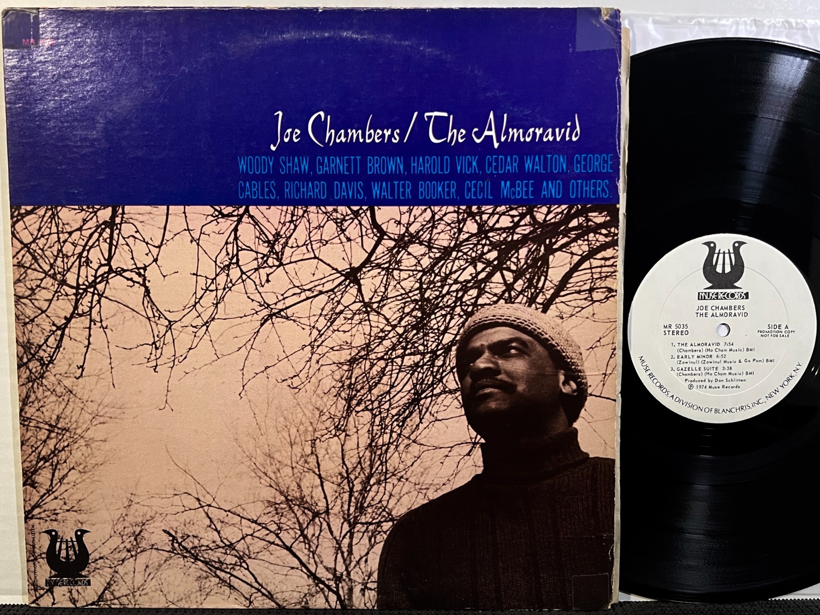 JOE CHAMBERS The Almoravid LP MUSE DJ PROMO 1974 Jazz Modal DAVIS SHAW McBEE