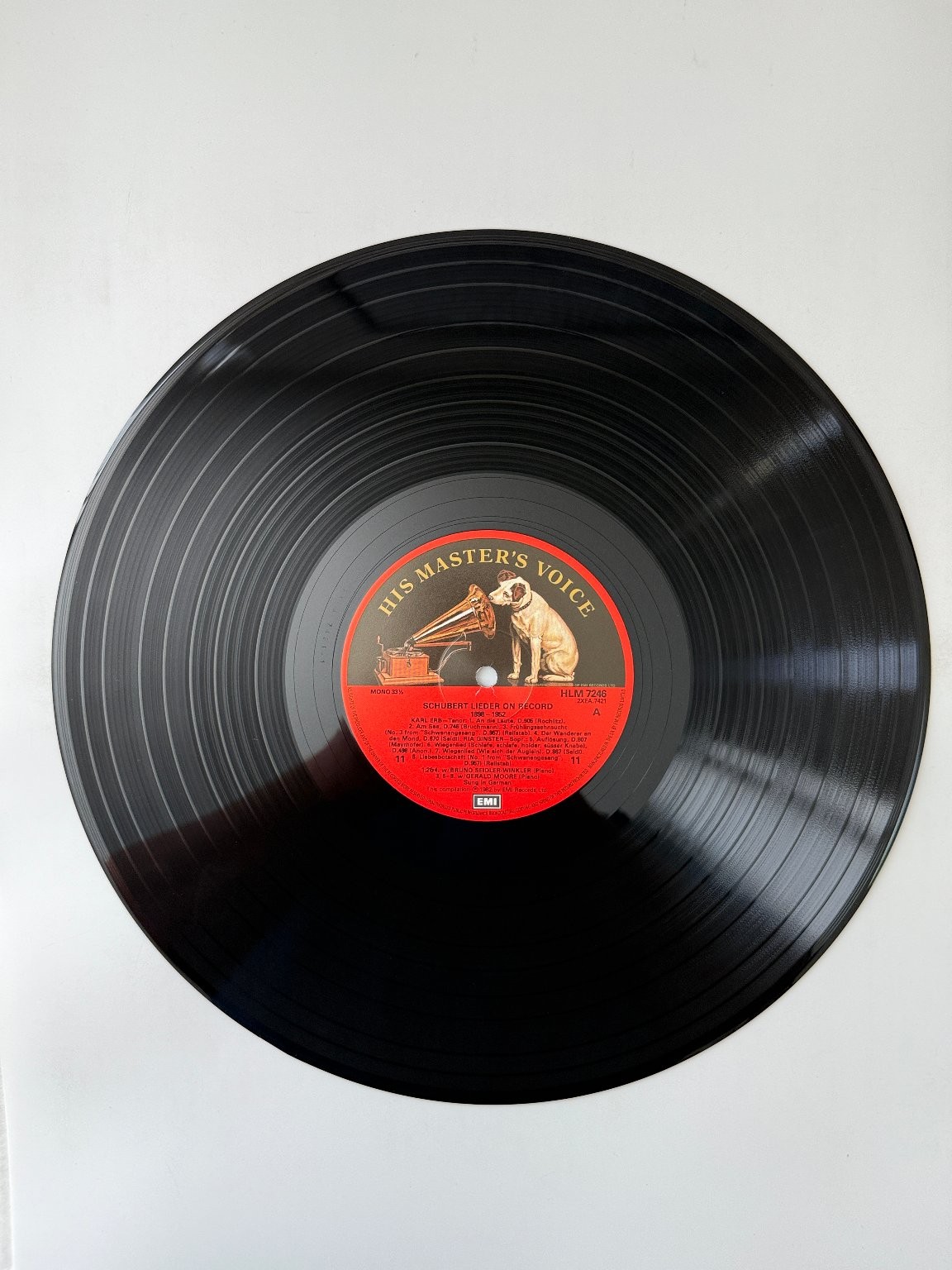 Schubert Lieder on Record 12″ LP Set 1982 Limited Edition EMI Classical 33RPM
