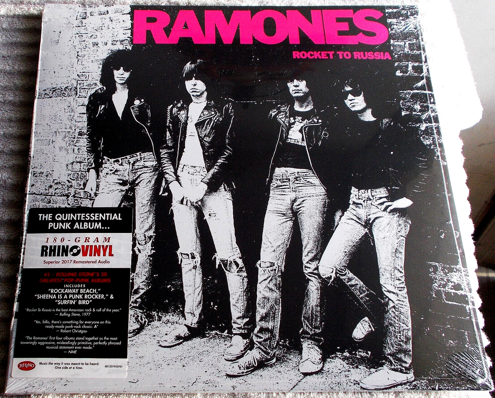 RAMONES – ROCKET TO RUSSIA 2017 REMAST PUNK POP ROCK n ROLL RHINO 180g SEALED LP
