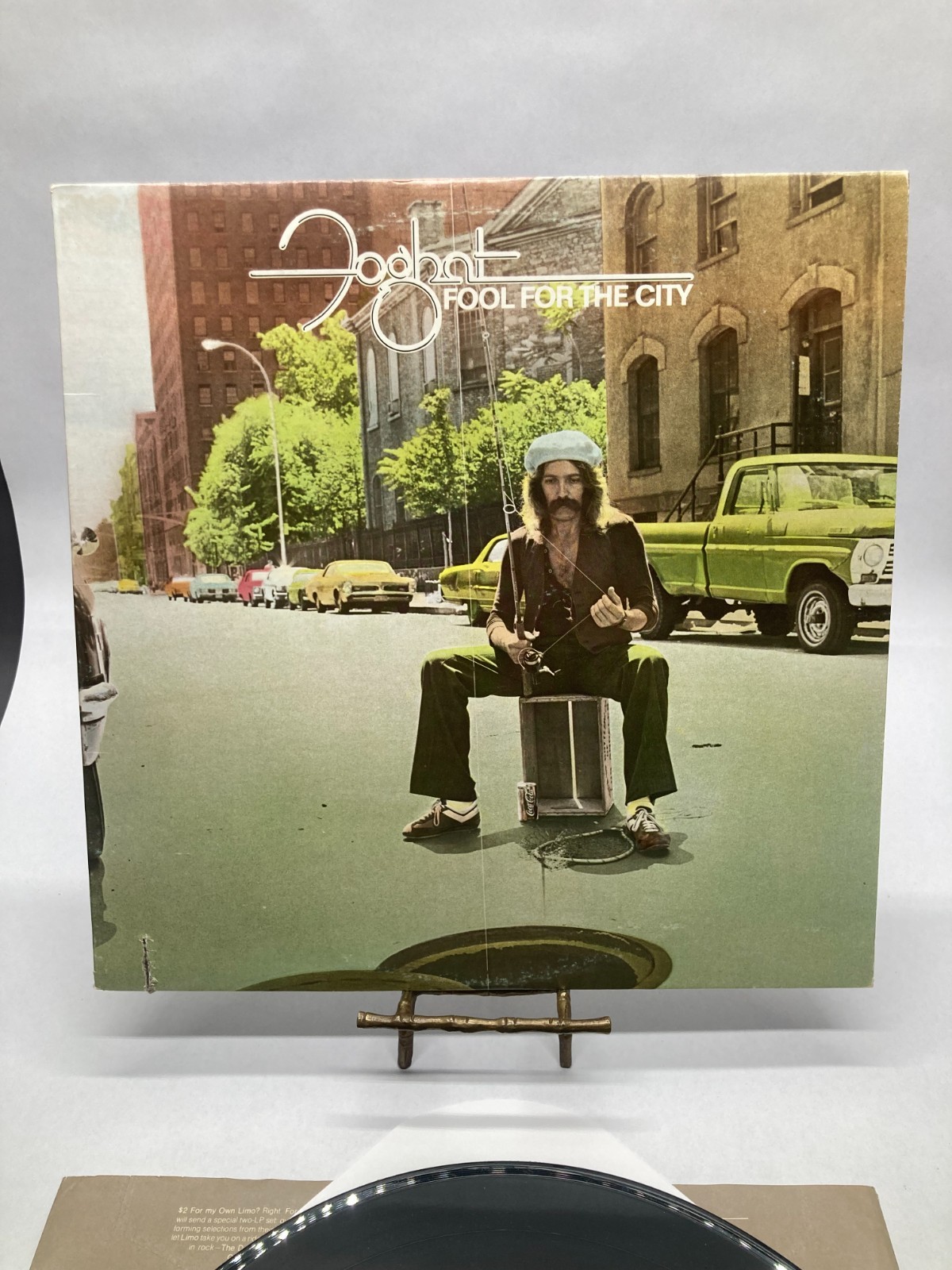 Foghat Fool For The City Vintage Vinyl LP 1978 Bearsville Record BRK-6980