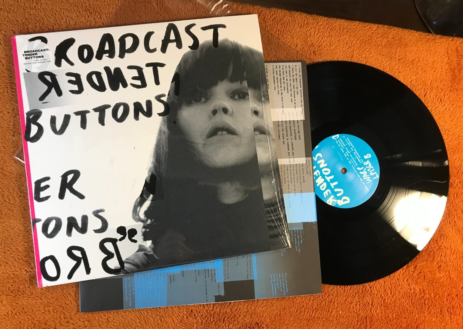 Broadcast tender buttons lp ’05 ’15 rp repress nm warplp136r w/shrink +lyric slv
